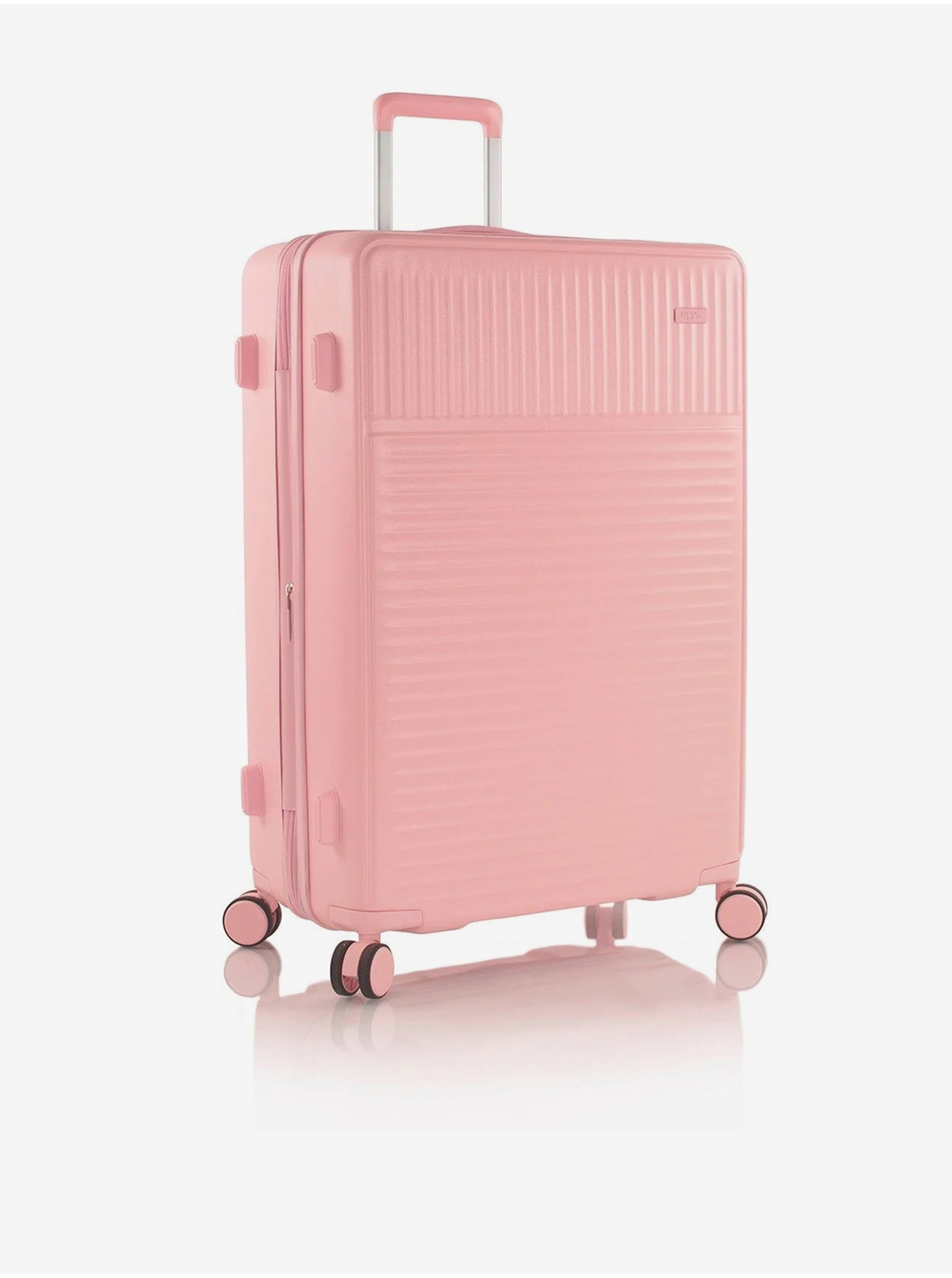 Levně Růžový cestovní kufr Heys Pastel L