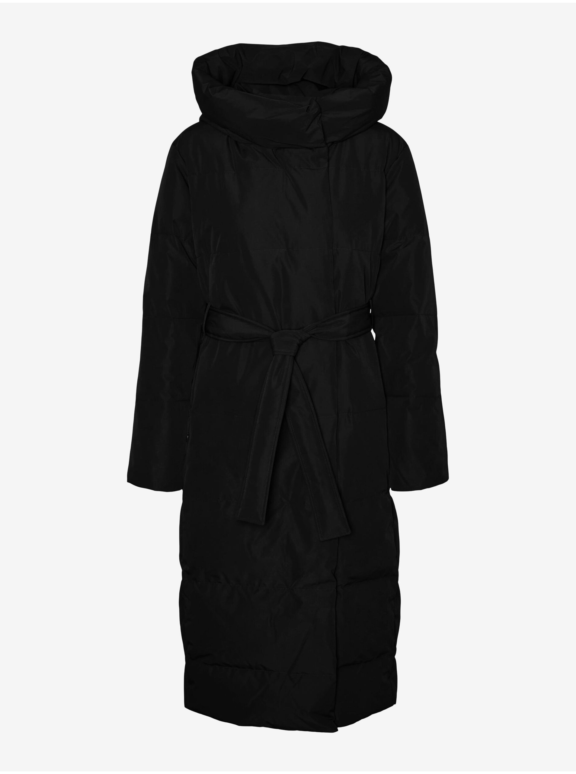 E-shop Černý dámský zimní kabát VERO MODA Leonie
