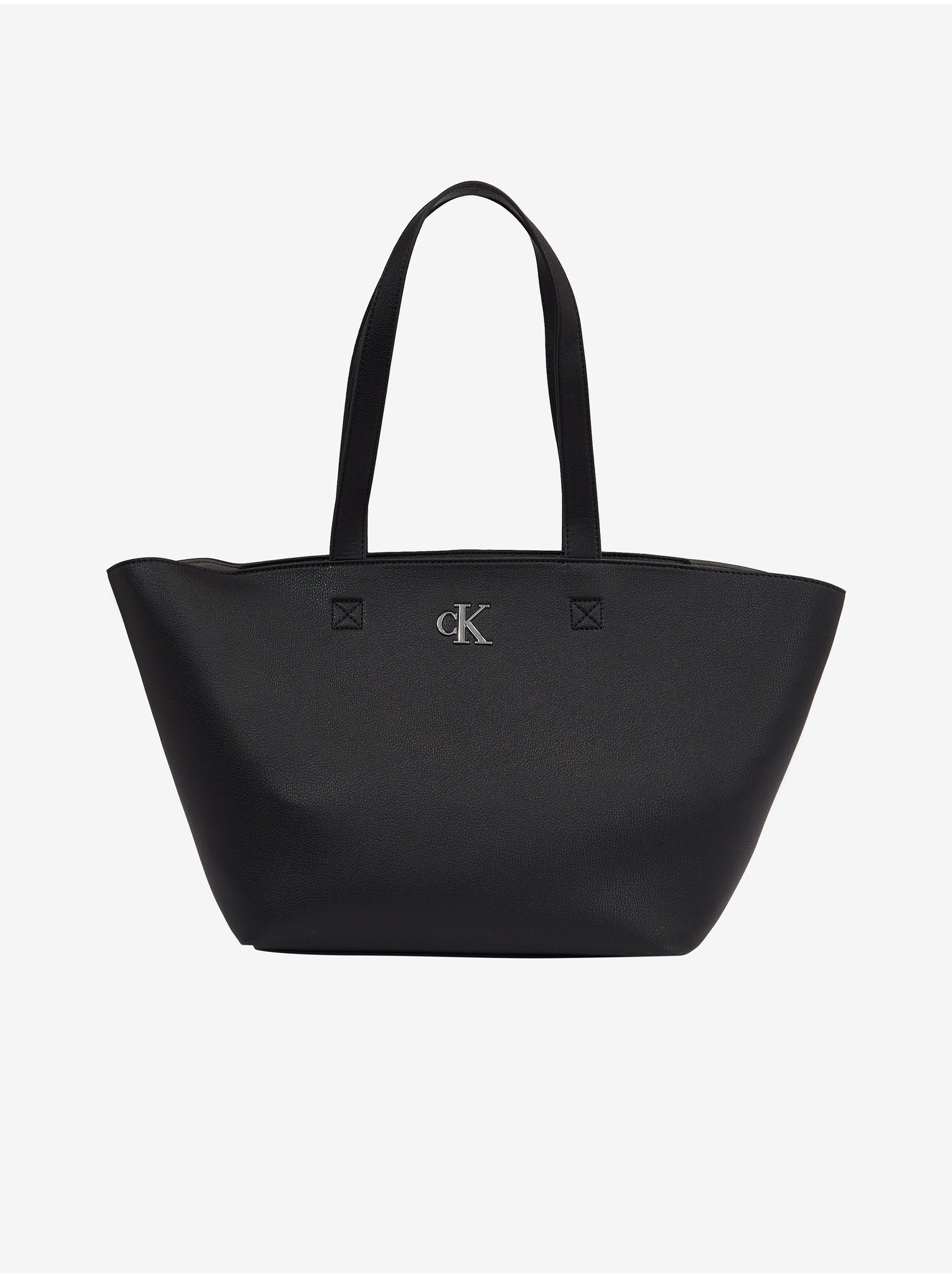 Lacno Čierny dámsky shopper Calvin Klein Jeans Minimal Monogram