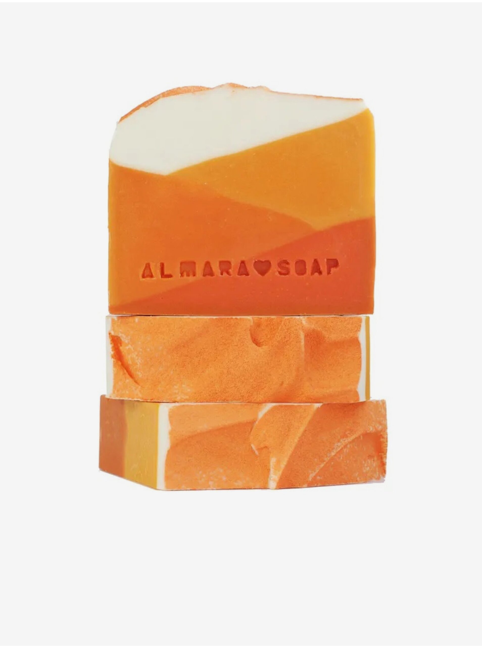 Levně Oranžové přírodní tuhé mýdlo Almara Soap Sweet orange 5 g