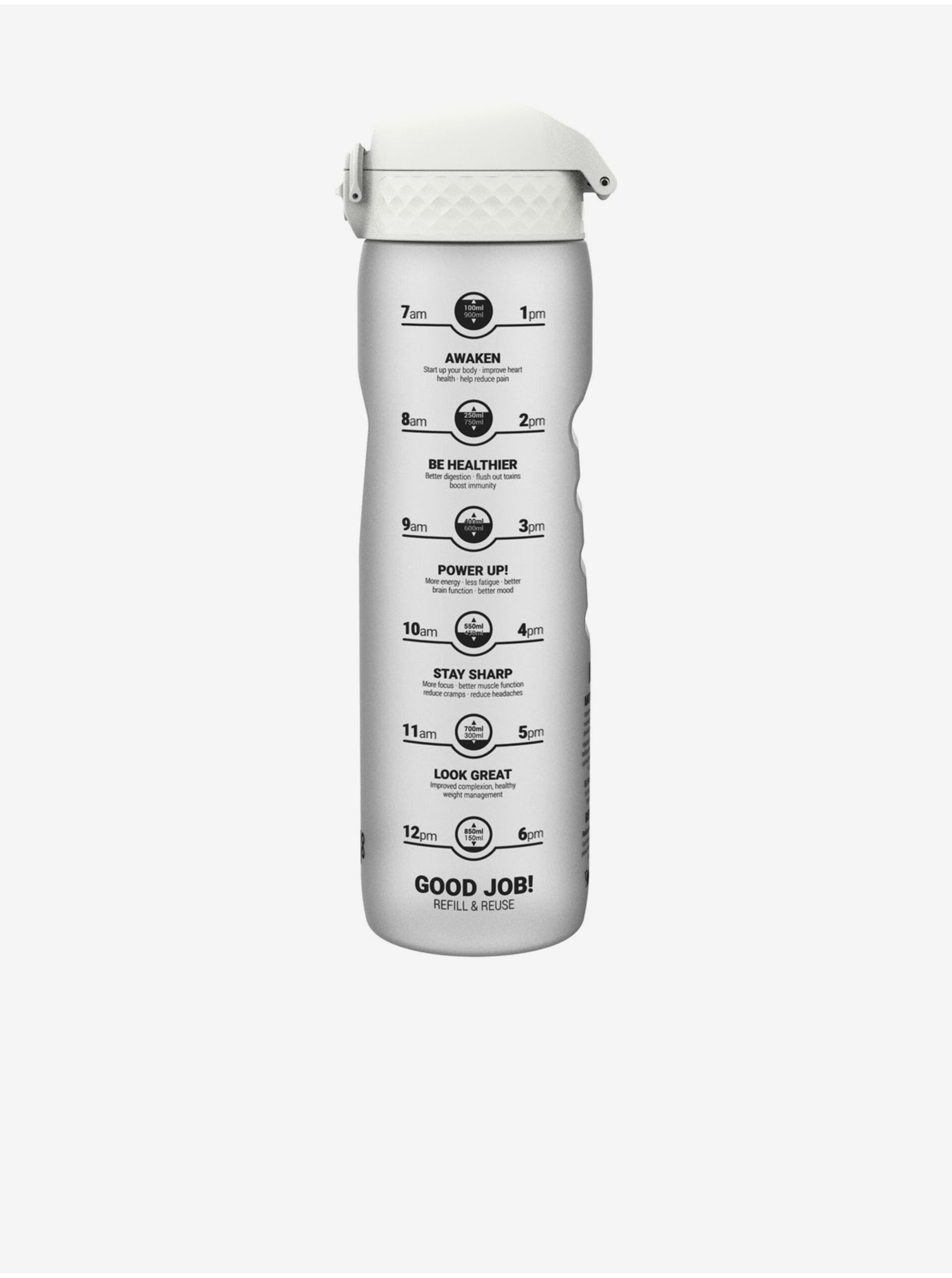 Levně Bílá lahev Ion8 Leak Proof 1000 ml