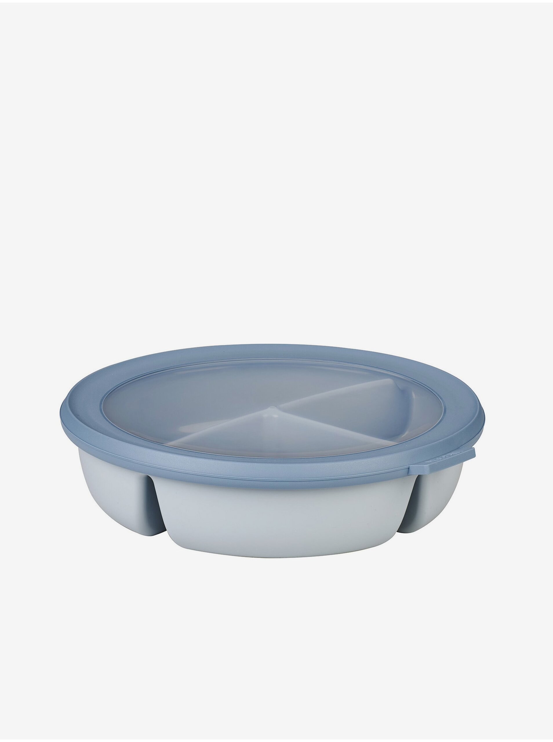 Levně Světle modrý úložný box na potraviny Mepal Bento bowl Cirqula (250+250+500 ml)