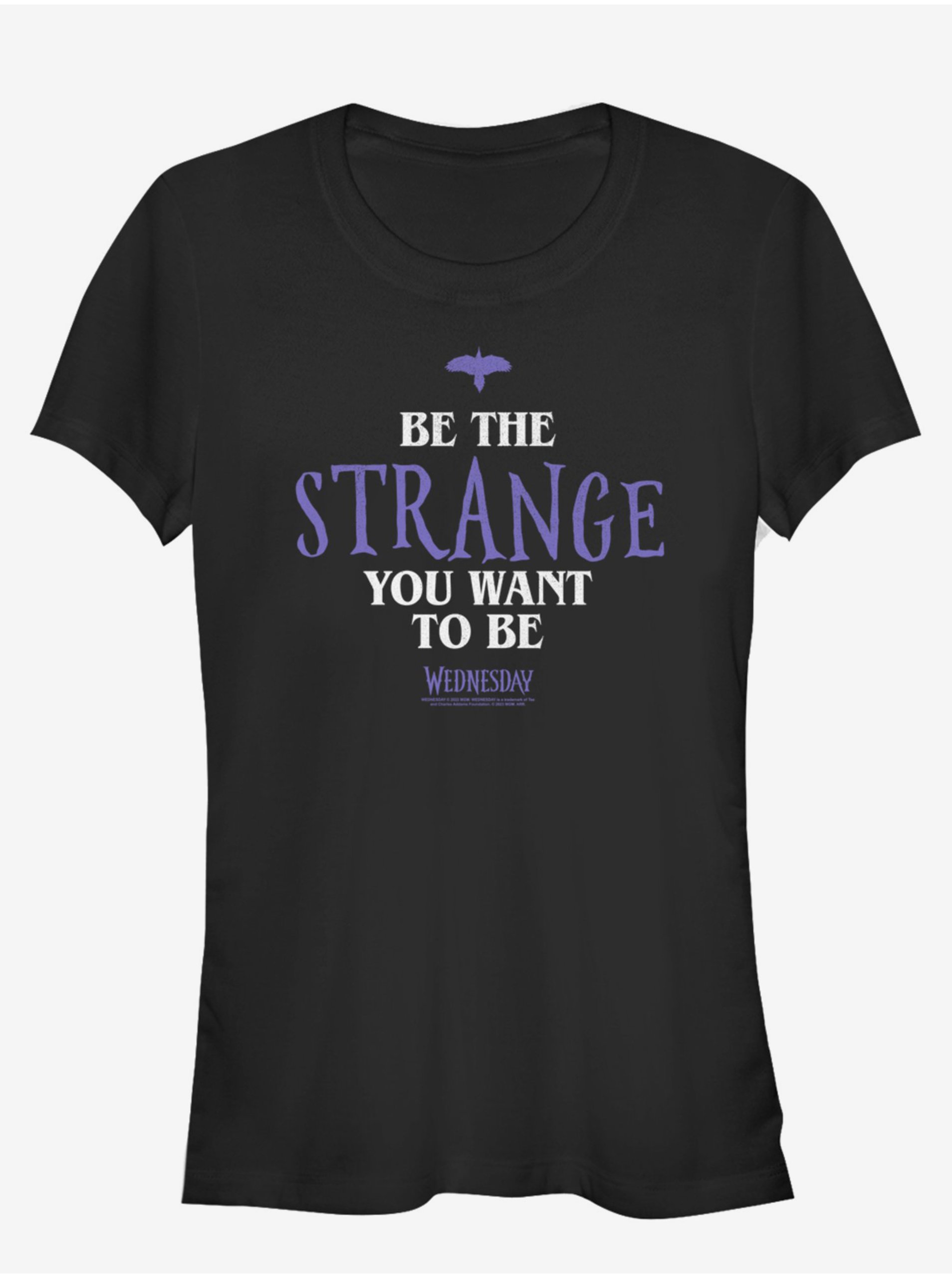 E-shop Čierne dámske tričko ZOOT.Fan MGM Be the Strange