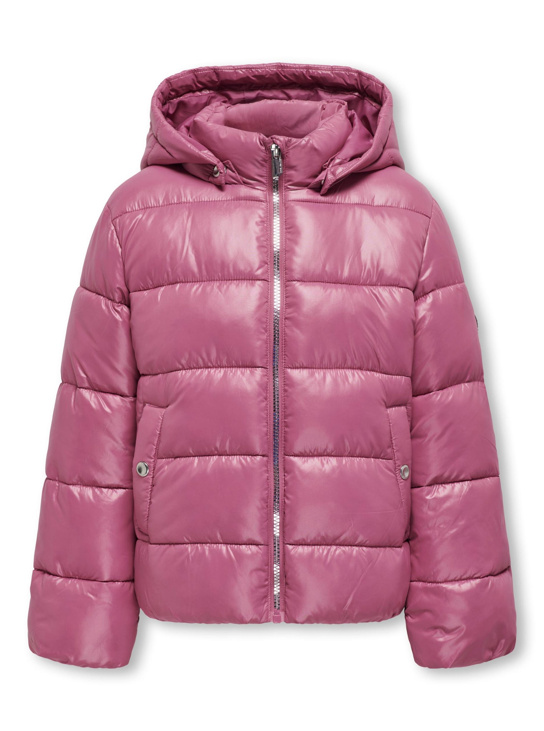 E-shop Růžová holčičí prošívaná bunda ONLY Wemmy