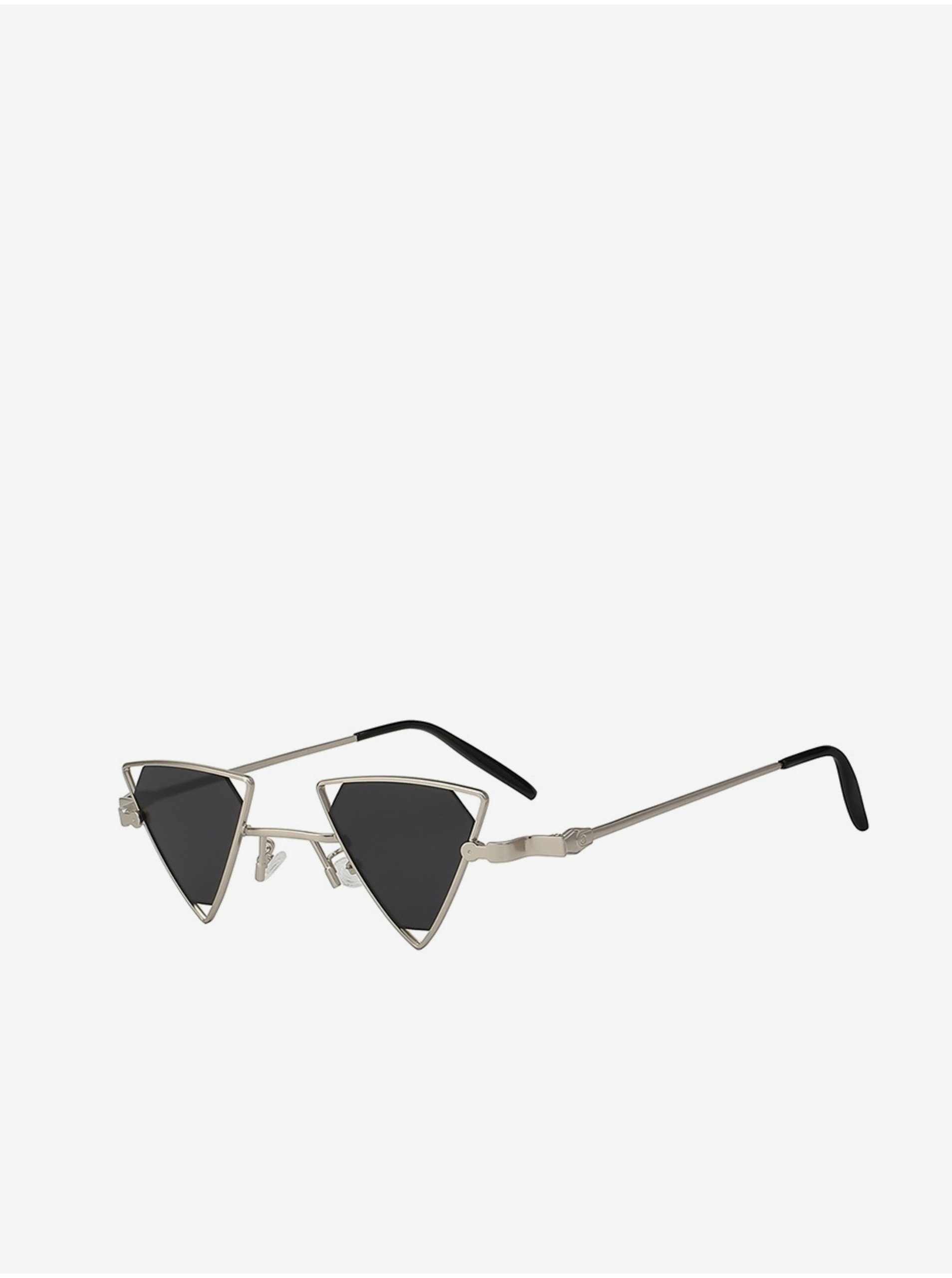 Levně Stříbrné unisex sluneční brýle VeyRey Steampunk Aphisus