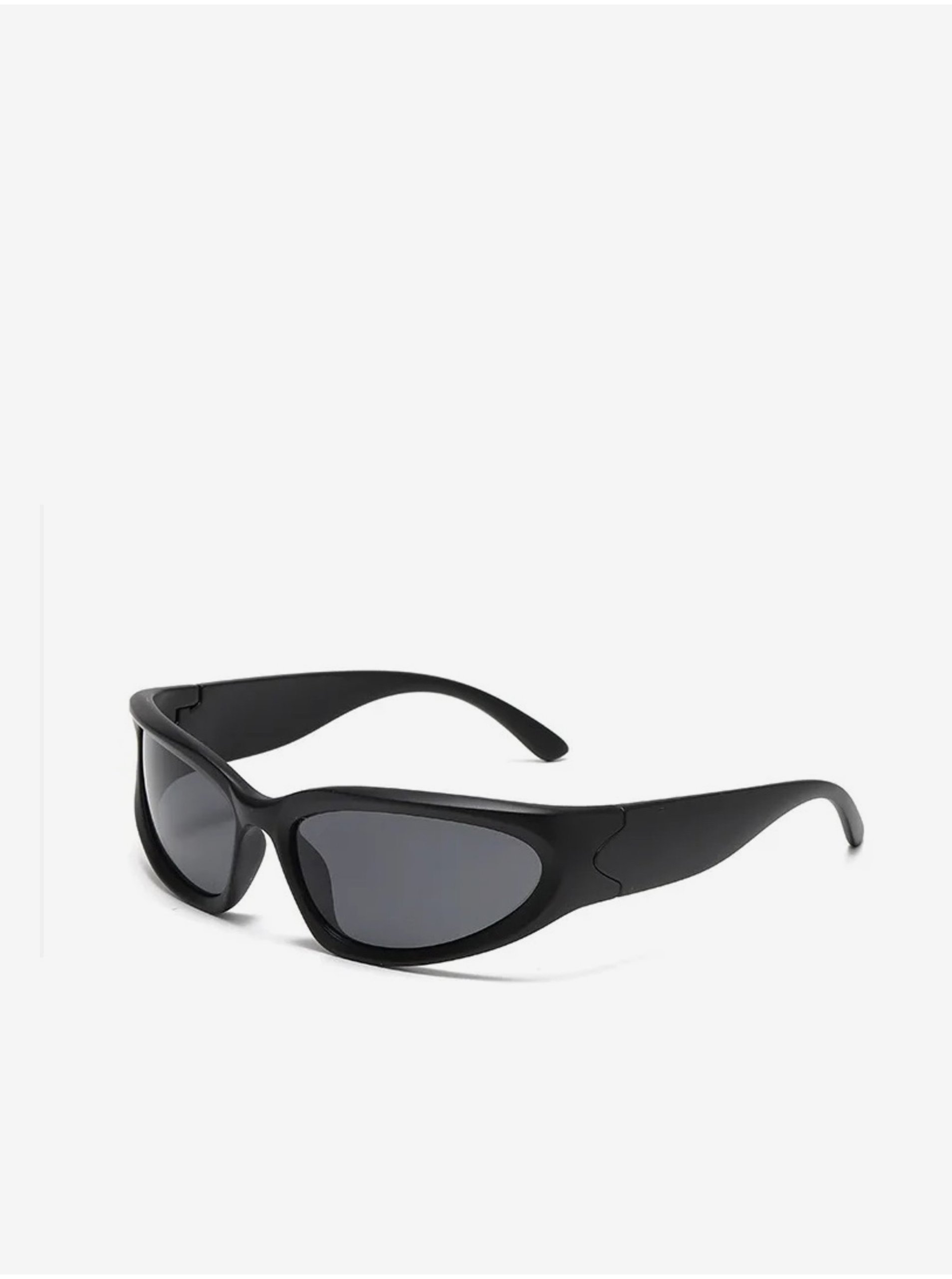 Levně Černé unisex sportovní sluneční brýle VeyRey Steampunk Yolzalgil