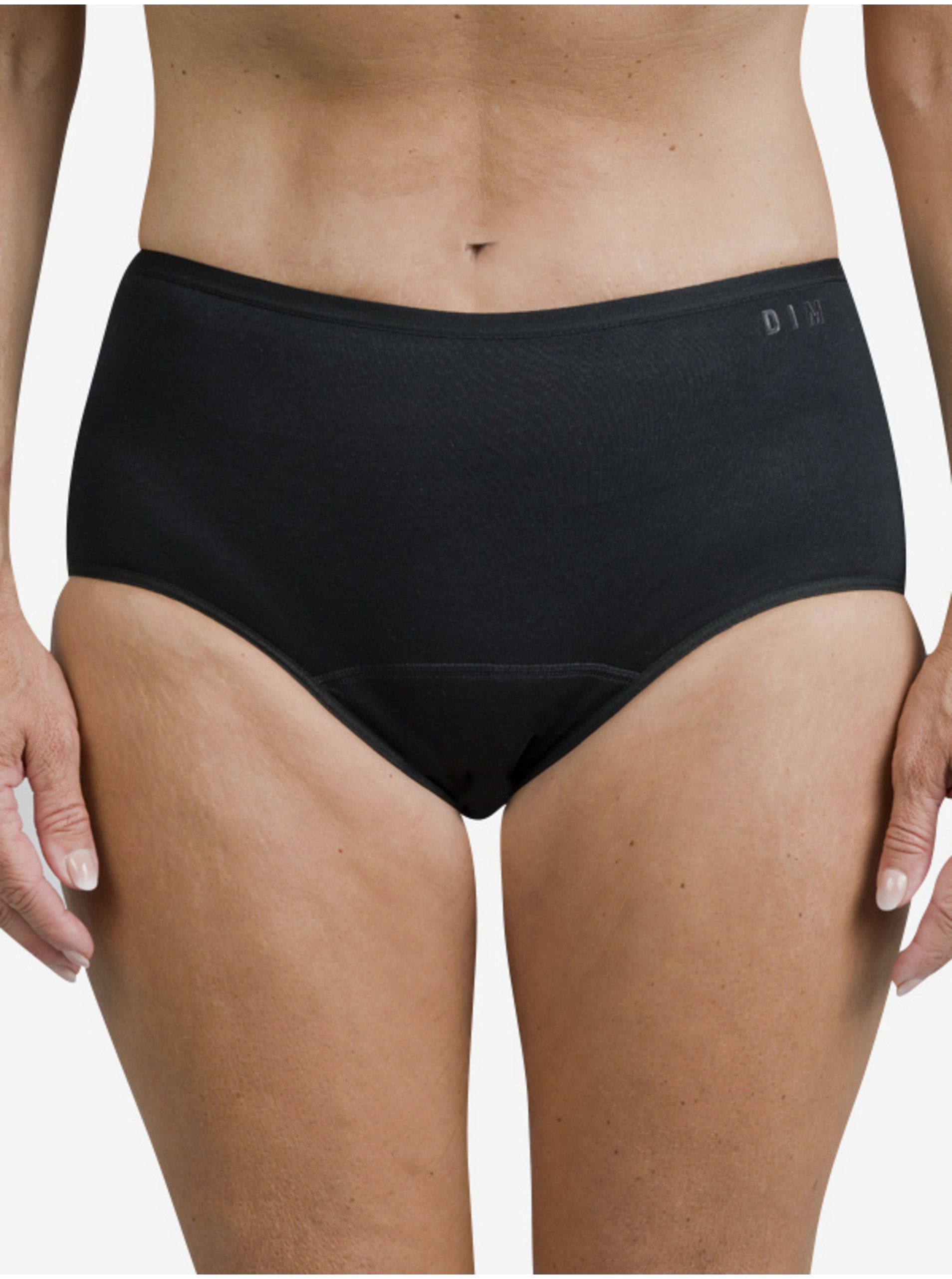 E-shop Černé dámské menstruační kalhotky s vysokým pasem Bellinda Hygiene Midislip