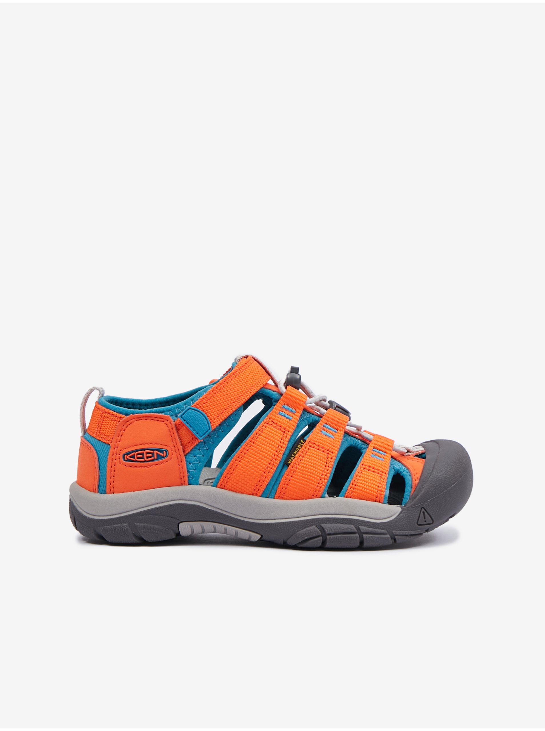 Lacno Oranžové detské outdoorové sandále Keen Whisper