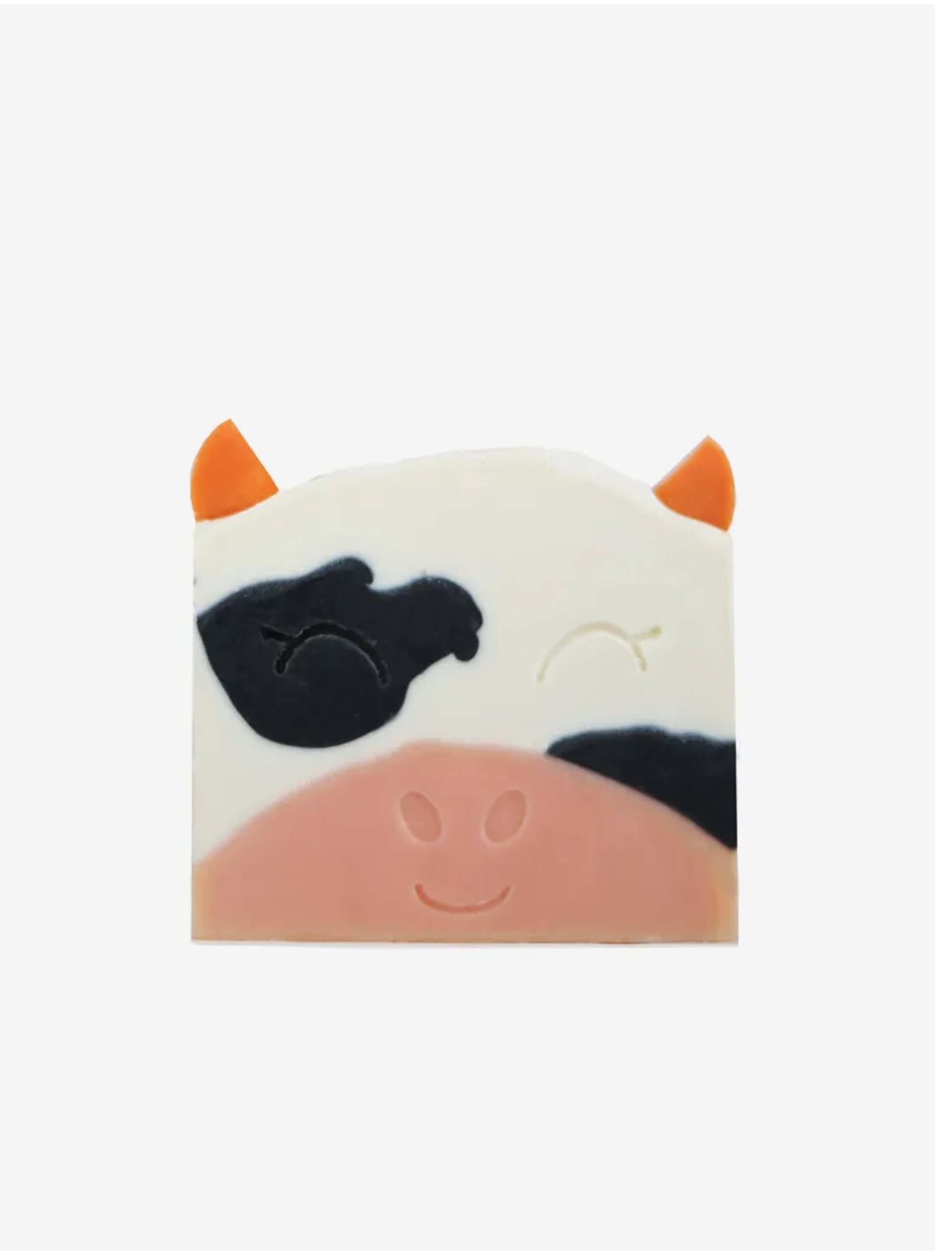 E-shop Růžovo-bílé přírodní tuhé mýdlo pro děti Almara Soap My Happy Cow 5 g