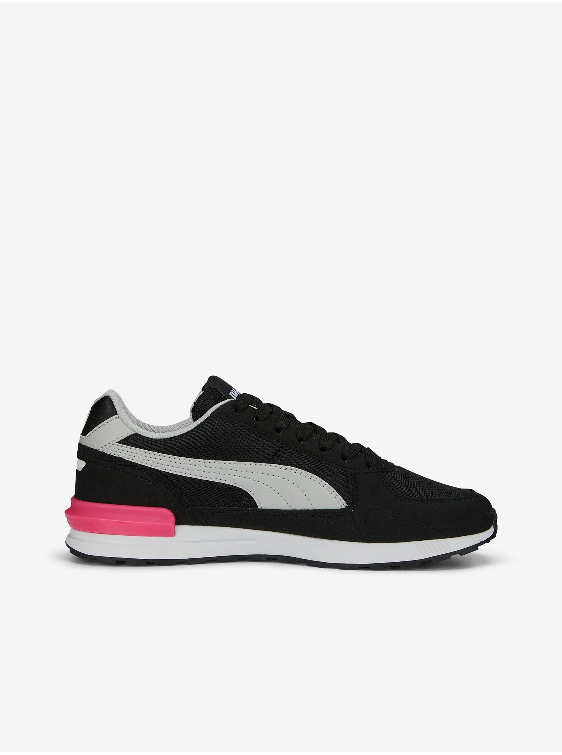 Lacno Ružovo-čierne dámske tenisky Puma