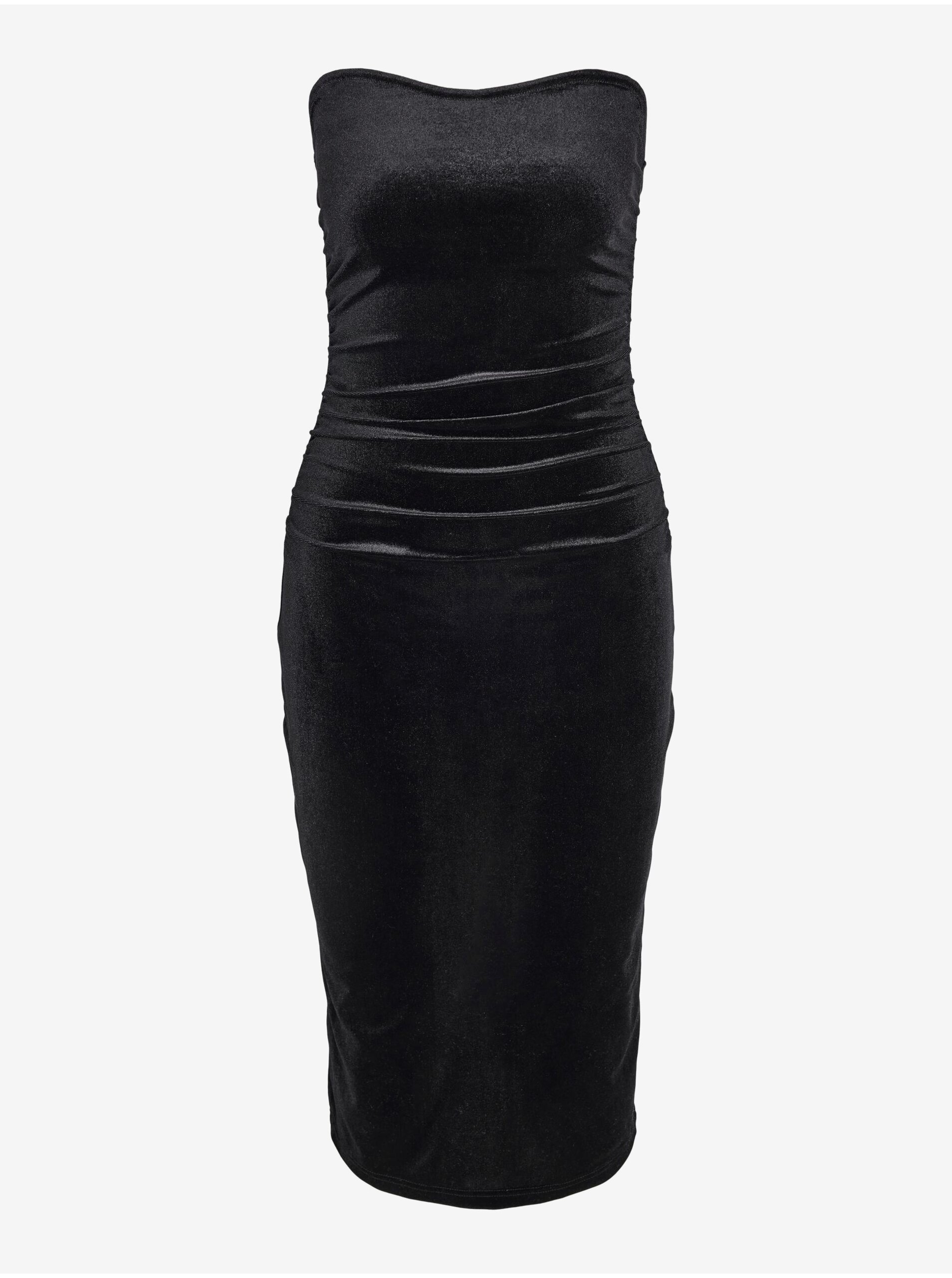 E-shop Černé dámské pouzdrové šaty Noisy May Alma