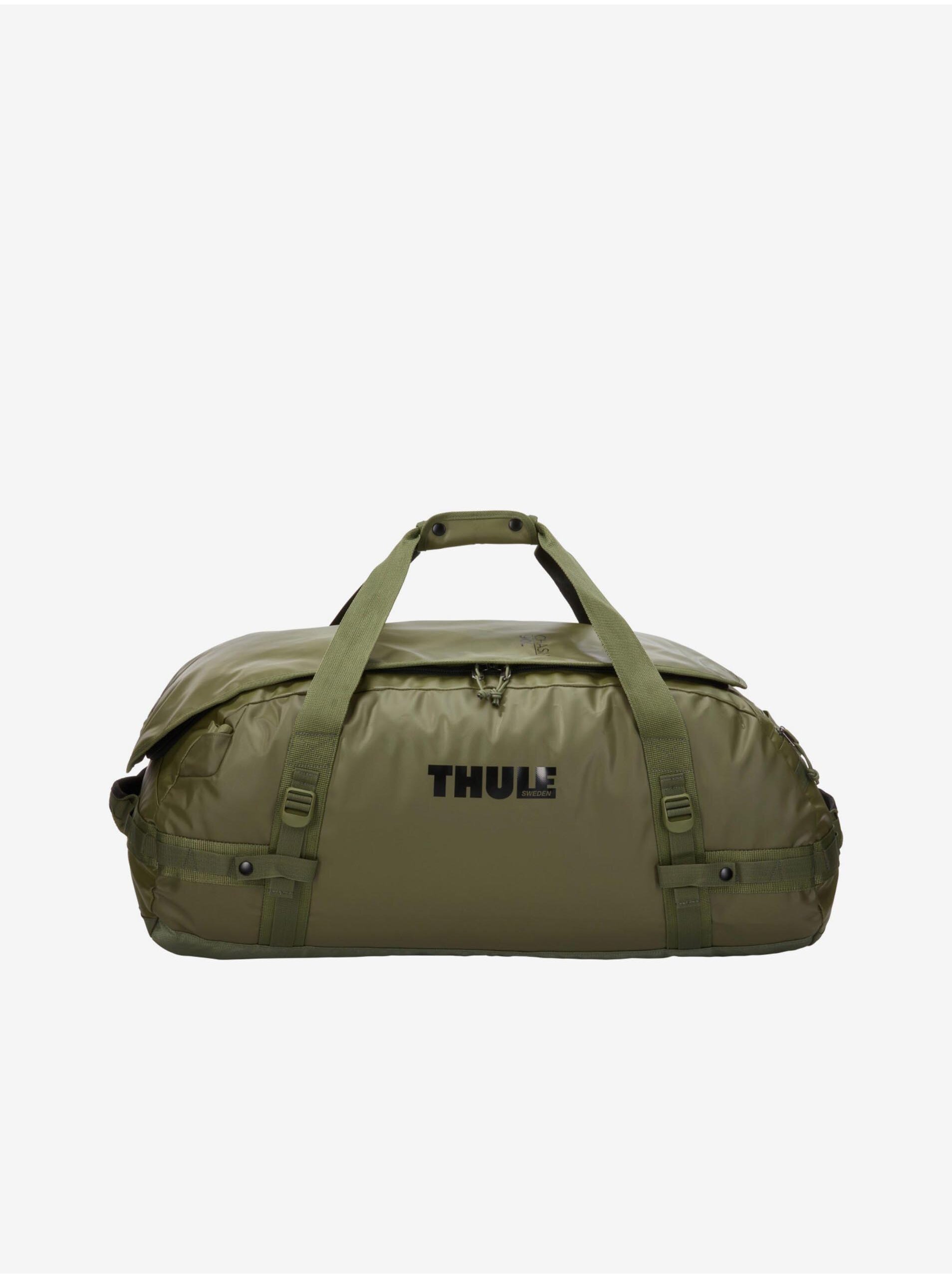 Levně Khaki cestovní taška Thule Chasm