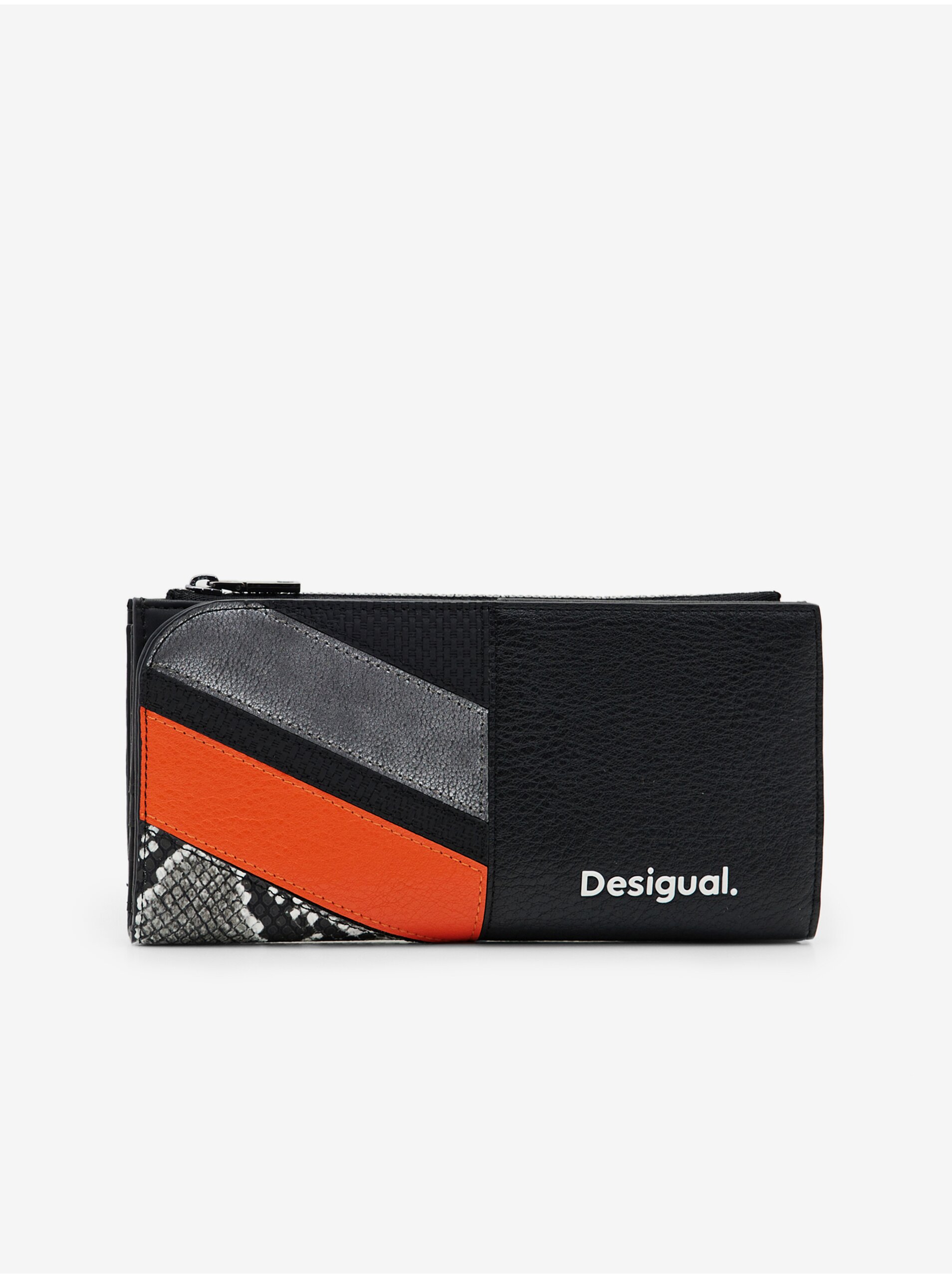 E-shop Peňaženky pre ženy Desigual - čierna, oranžová