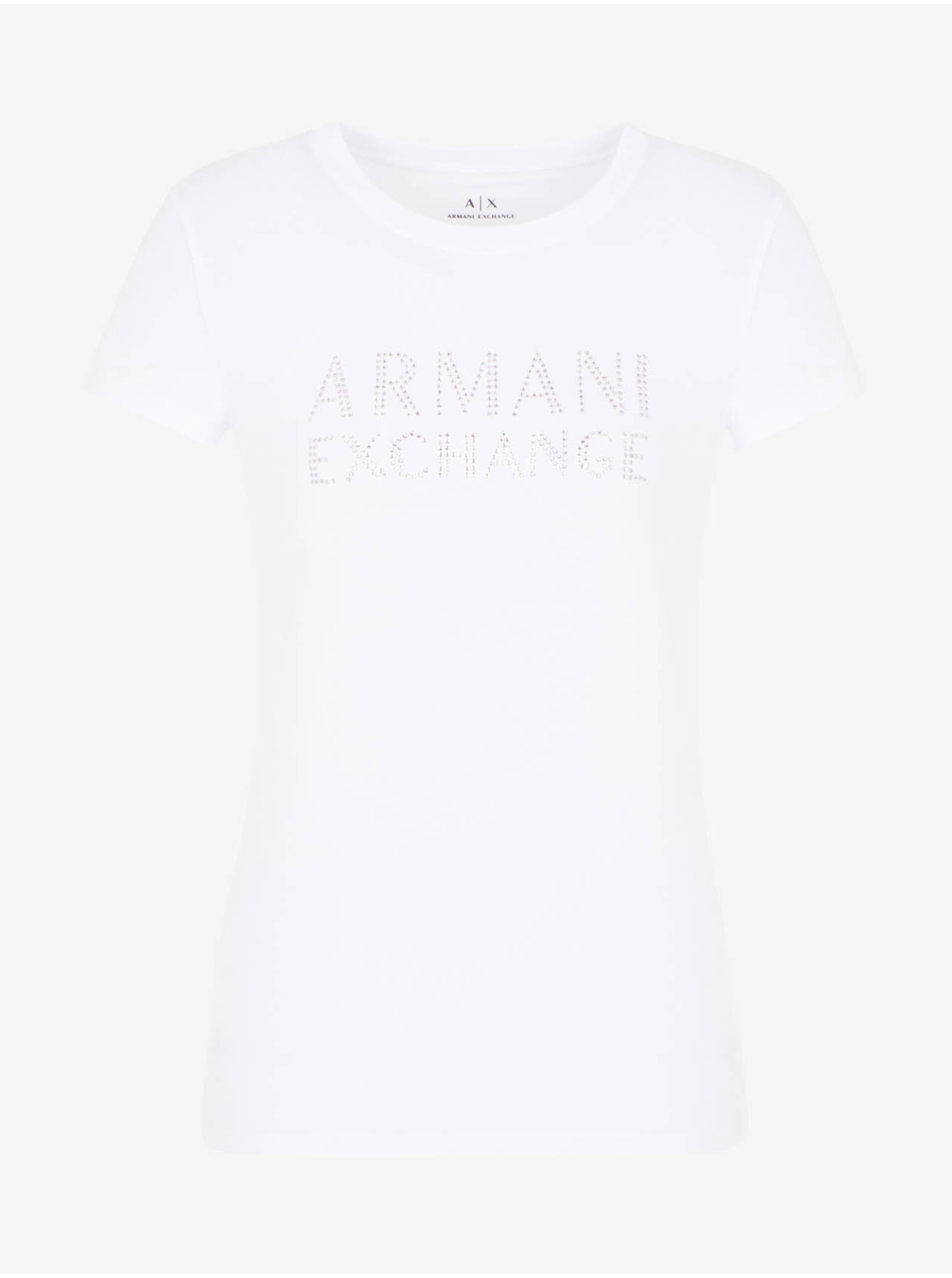 E-shop Bílé dámské triko Armani Exchange