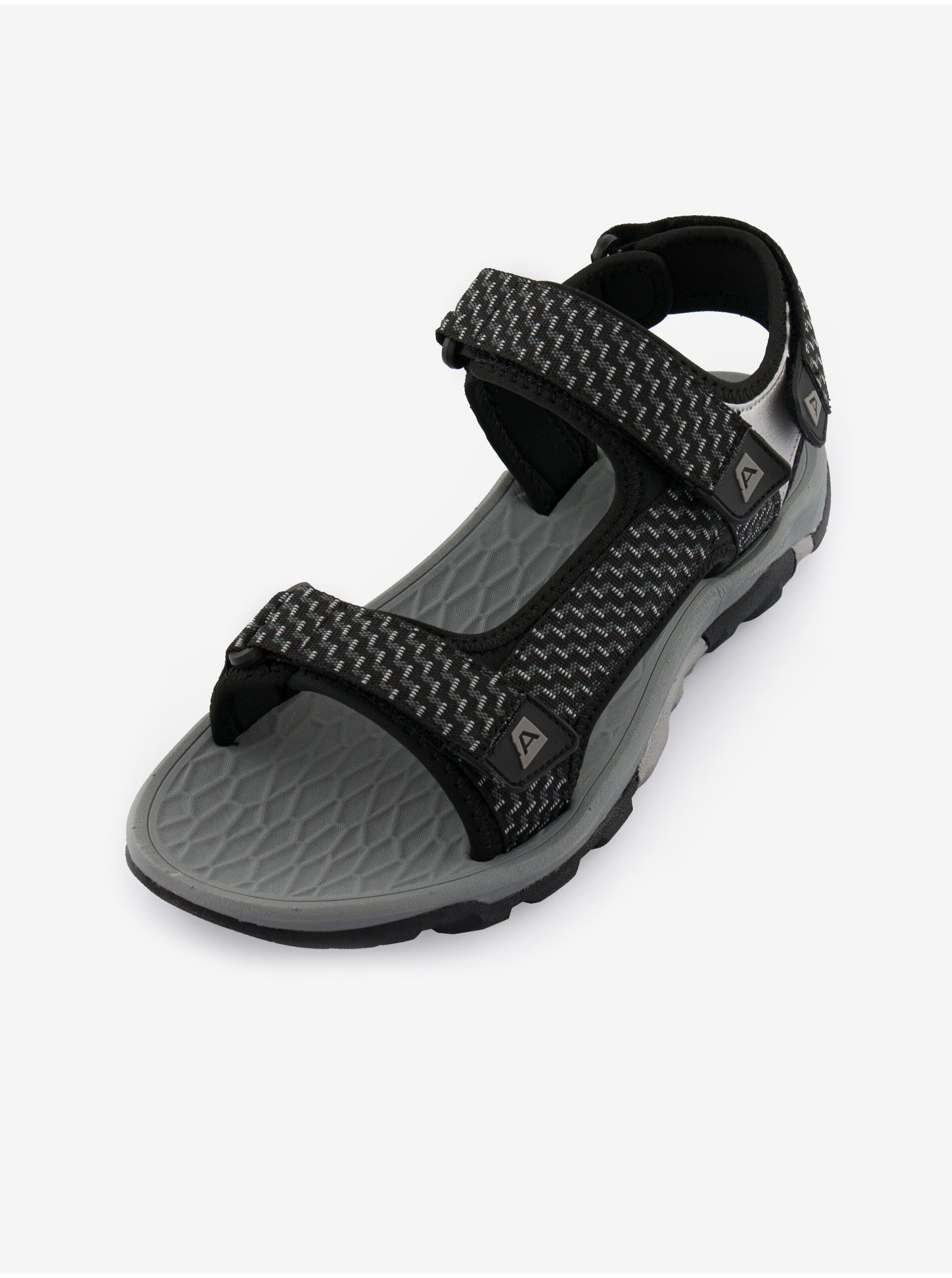 Lacno Čierne pánske sandále ALPINE PRO Pombal