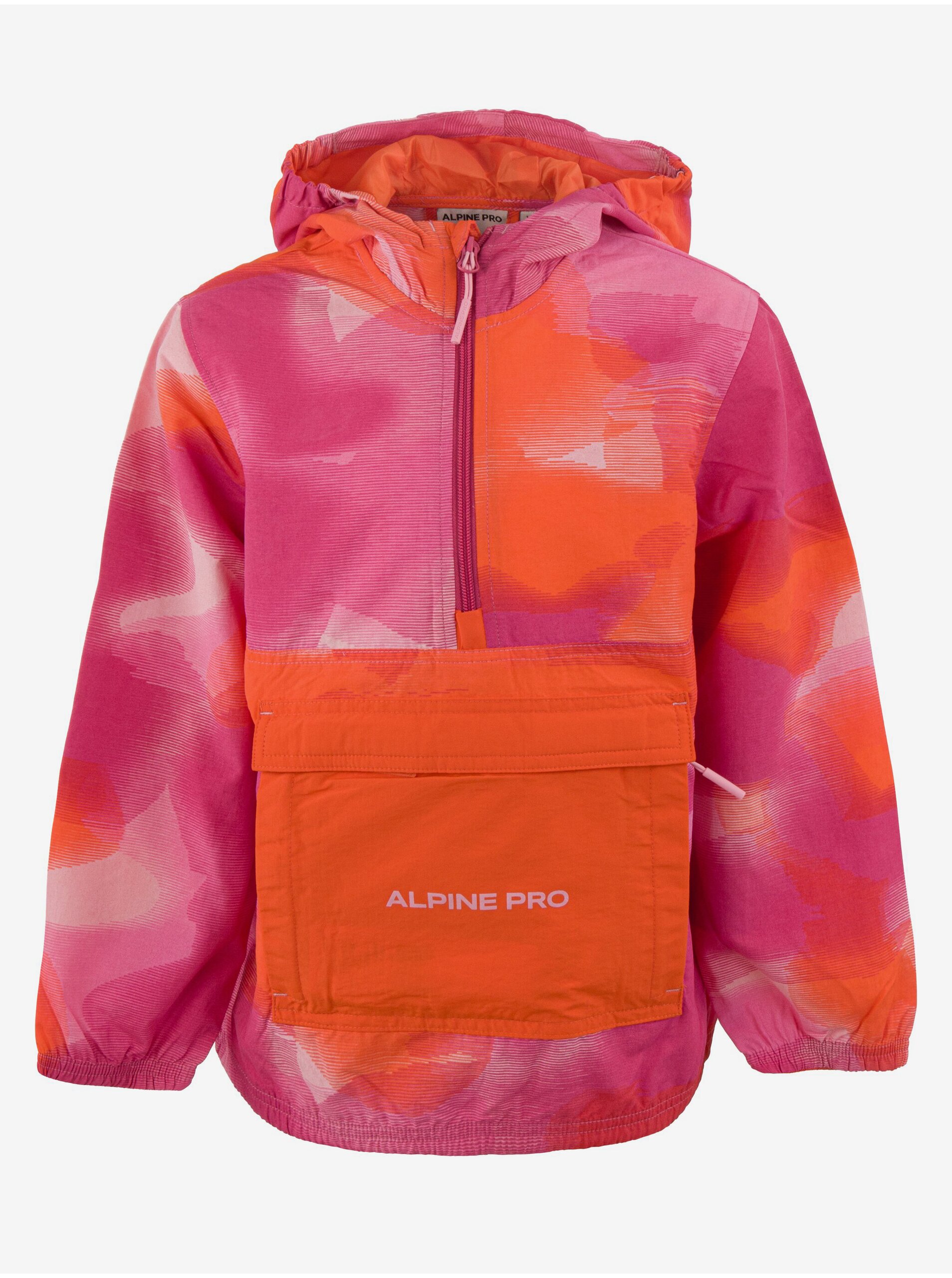 Levně Růžová dětská vodoodpudivá bunda ALPINE PRO GOZERO