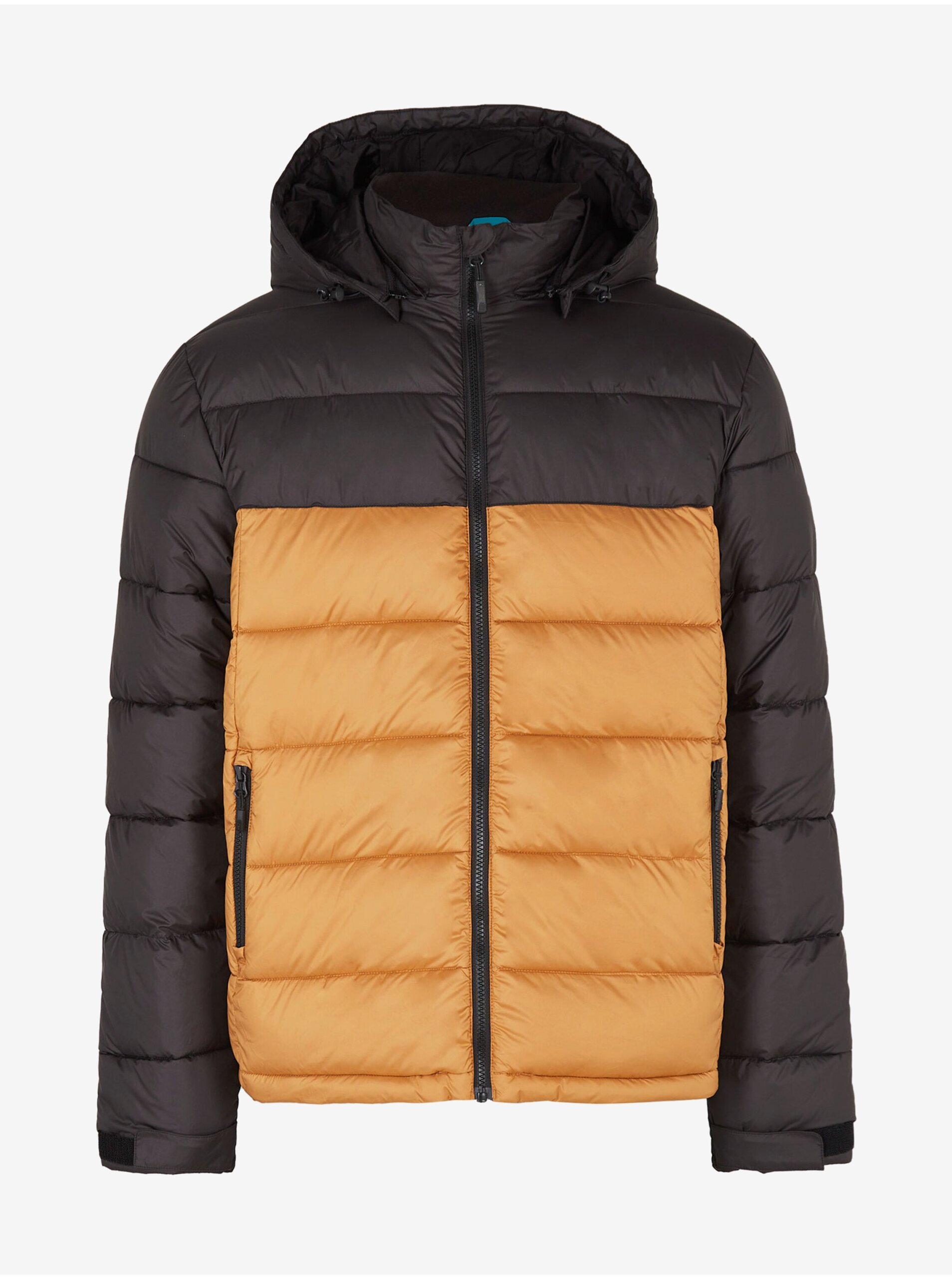 E-shop Oranžovo-čierna pánska zimná bunda O'Neill O'RIGINALS PUFFER JACKET