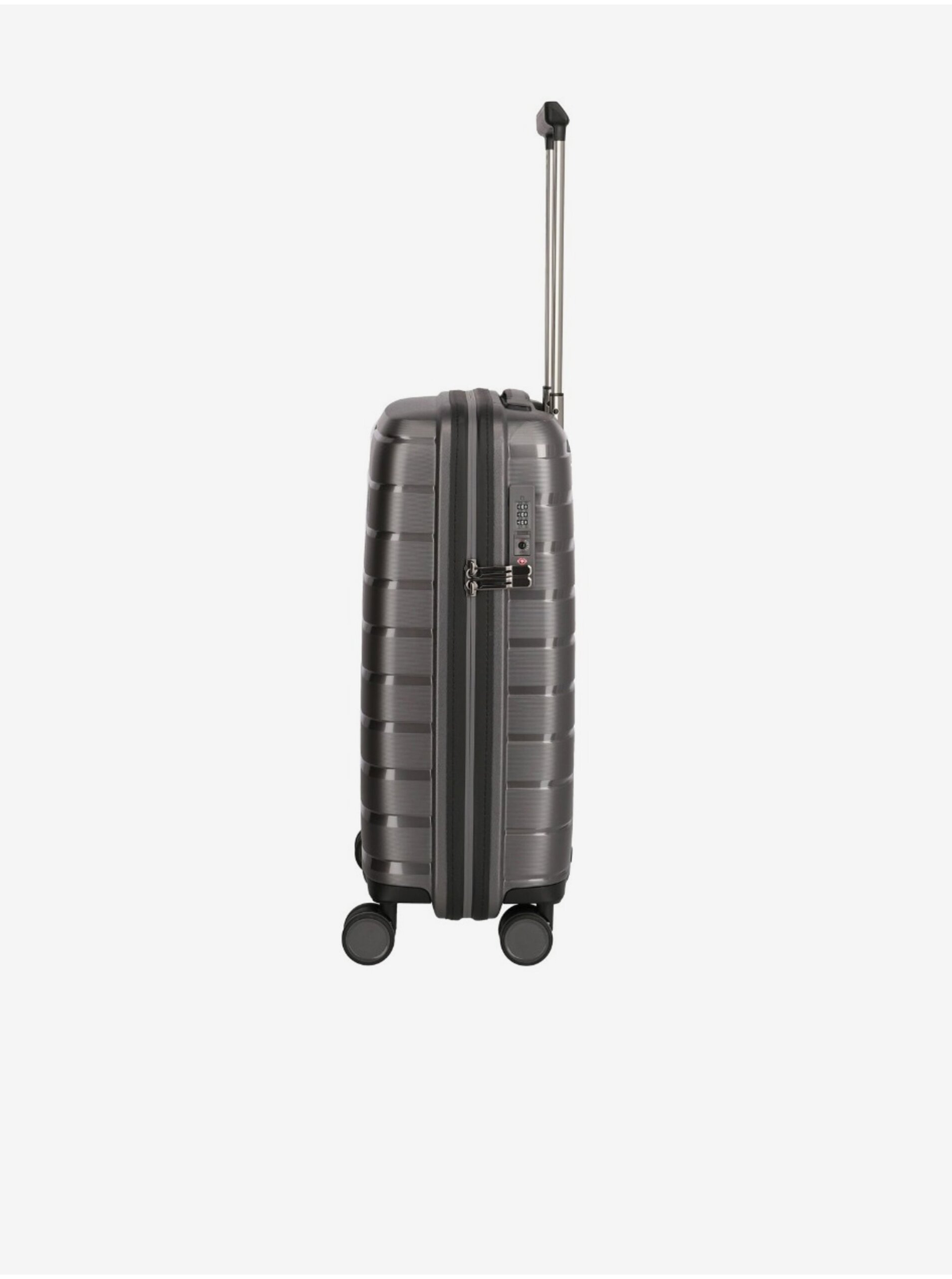 Levně Sada tří cestovních kufrů v tmavě šedé barvě Travelite Air Base S,M,L