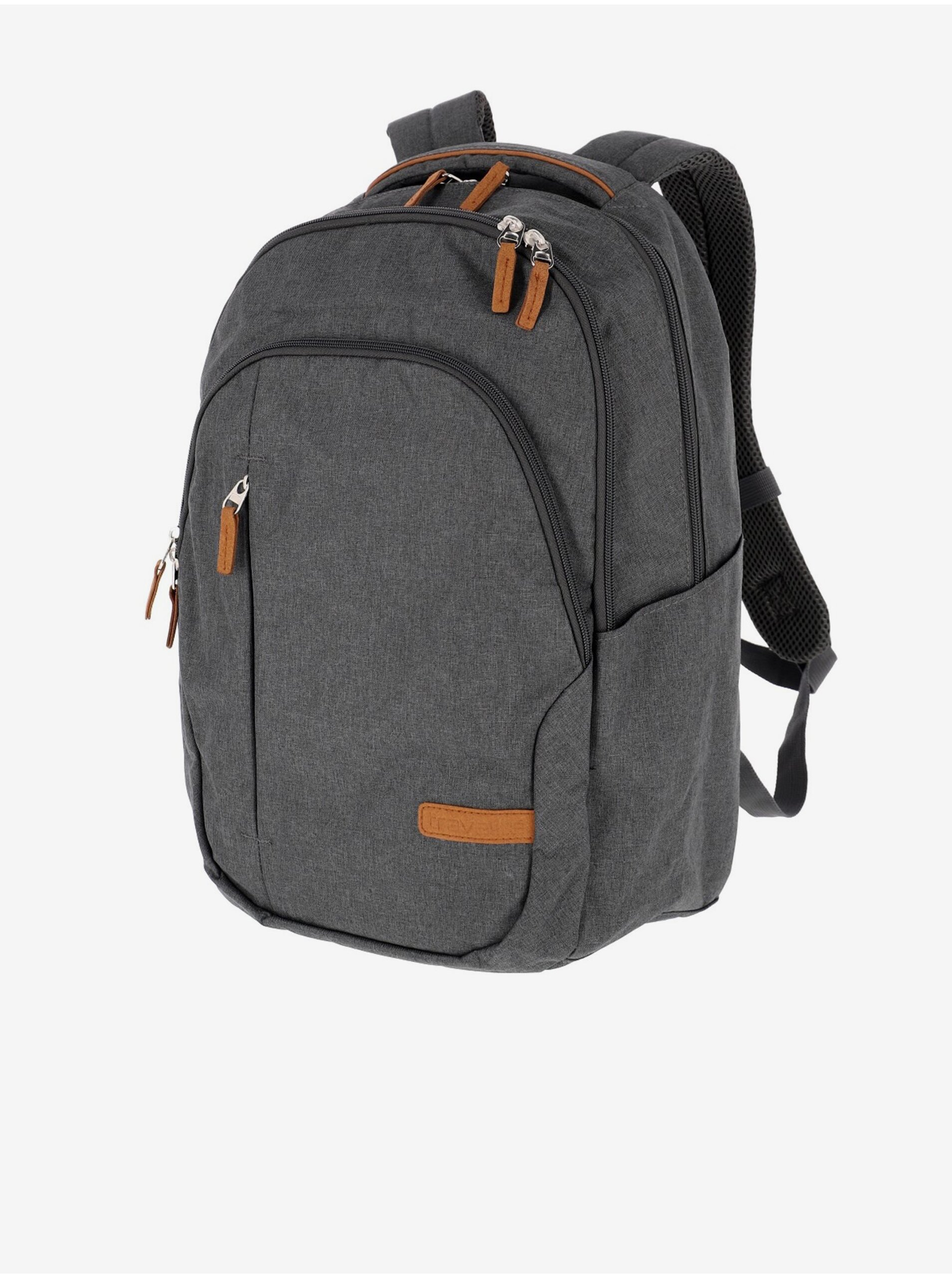 Levně Tmavě šedý batoh Travelite Basics Allround Backpack