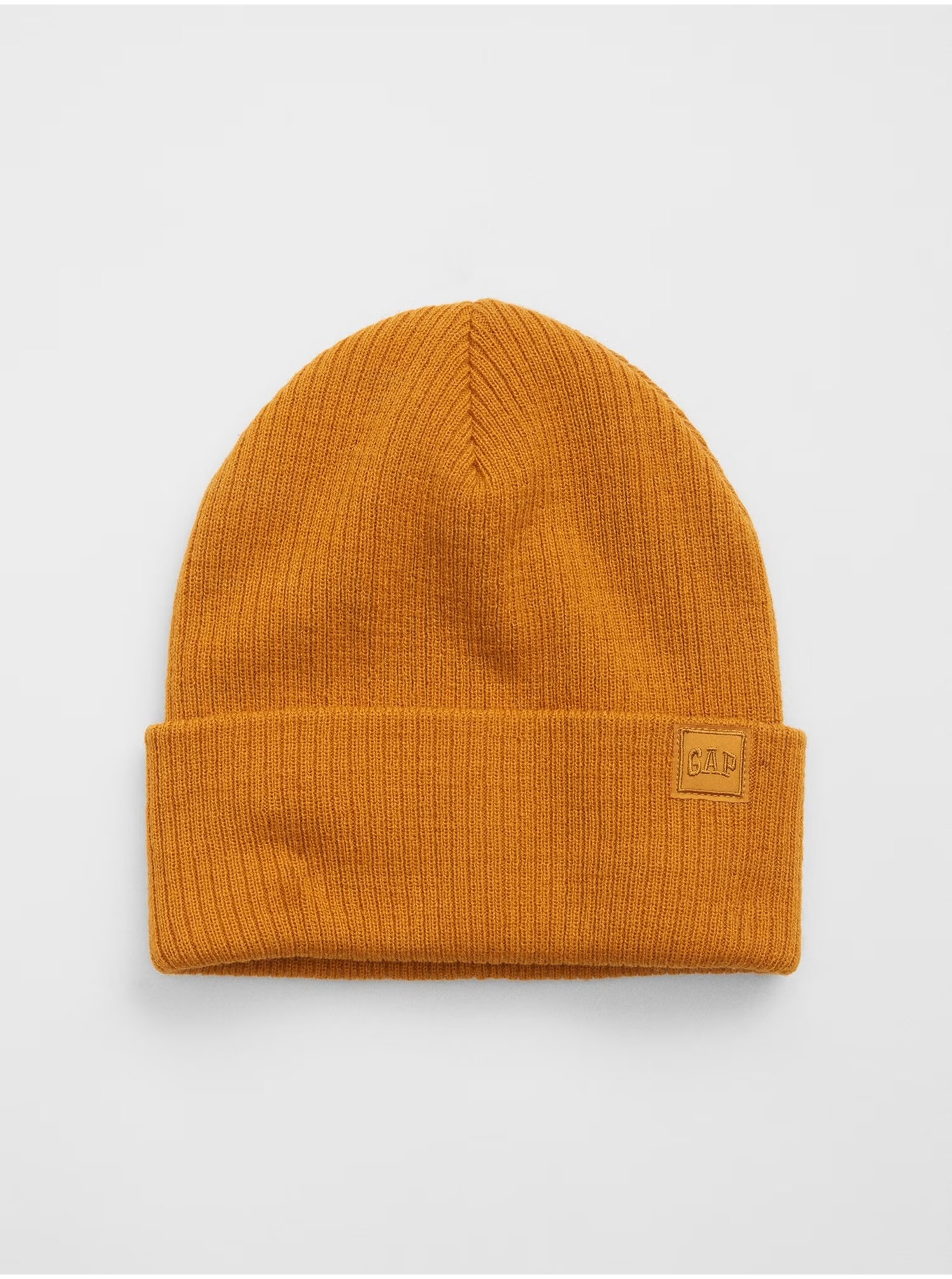 E-shop Oranžová detská zimná čiapka GAP