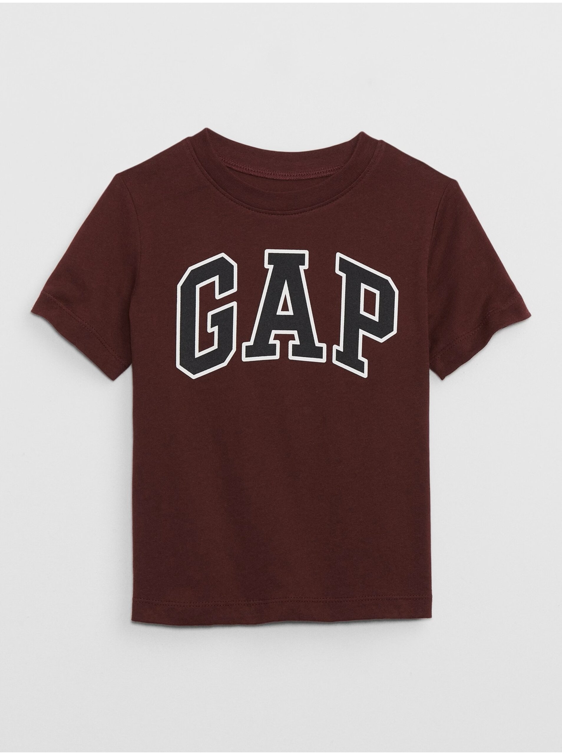 Levně Vínové dětské tričko s logem GAP