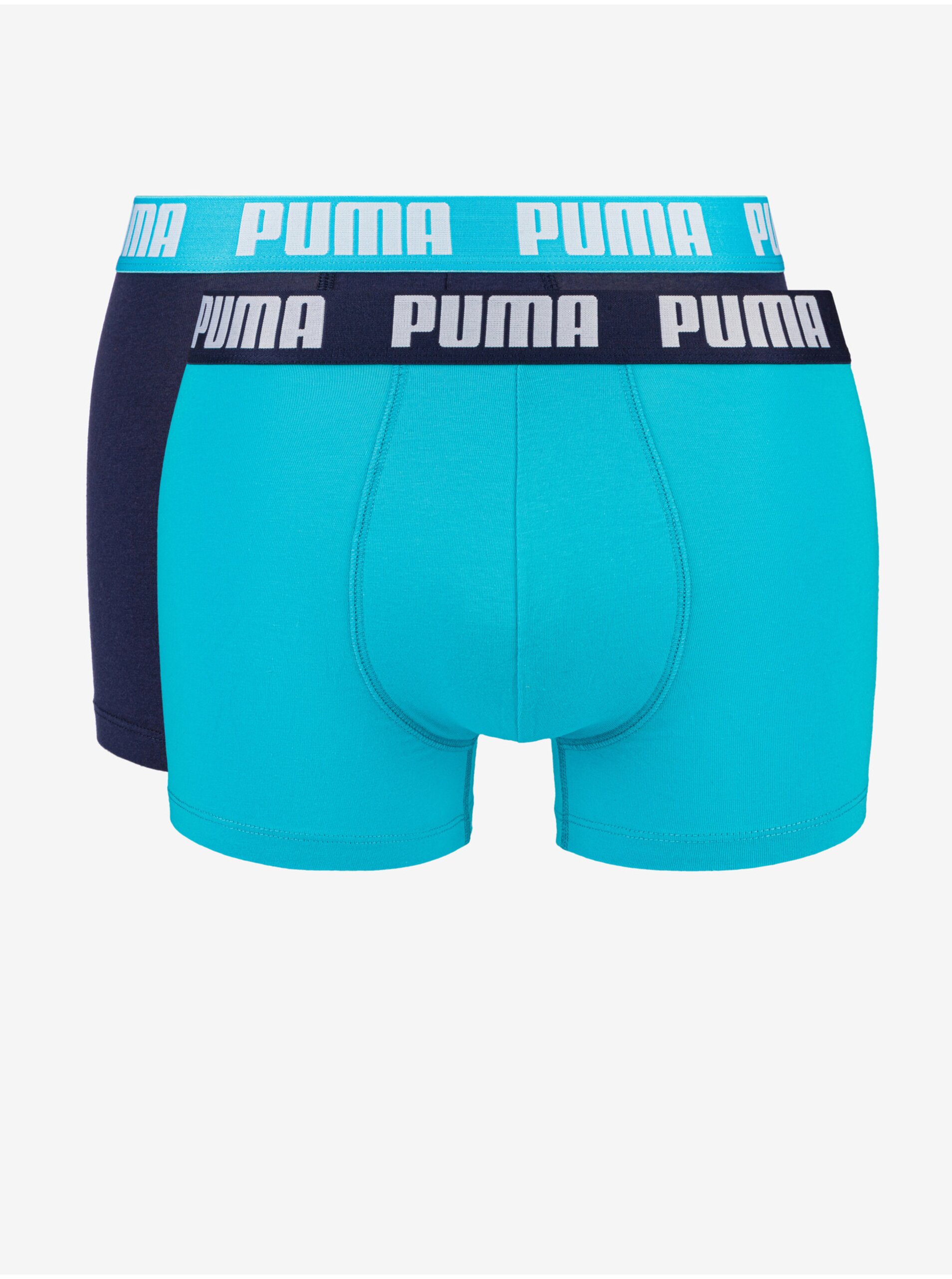 E-shop Sada dvou pánských boxerek v tmavě modré a světle modré barvě Puma