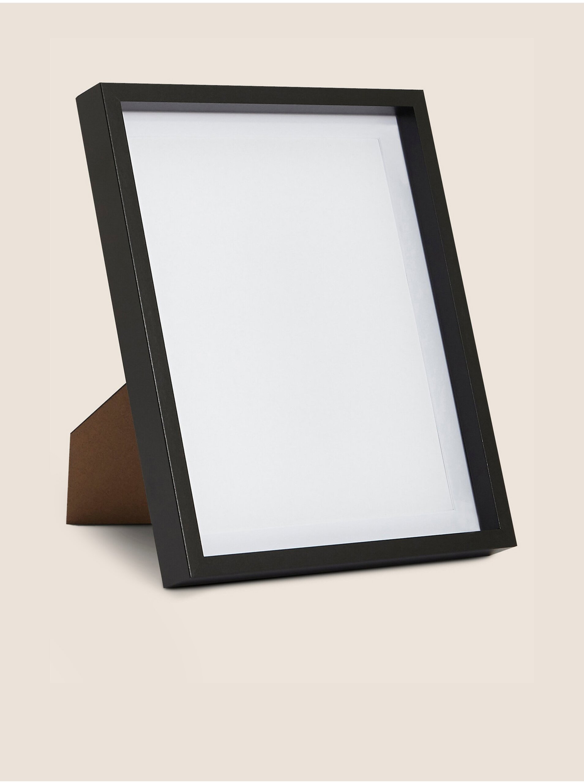 Lacno Čierny drevený foto rámček 20 x 25 cm Marks & Spencer