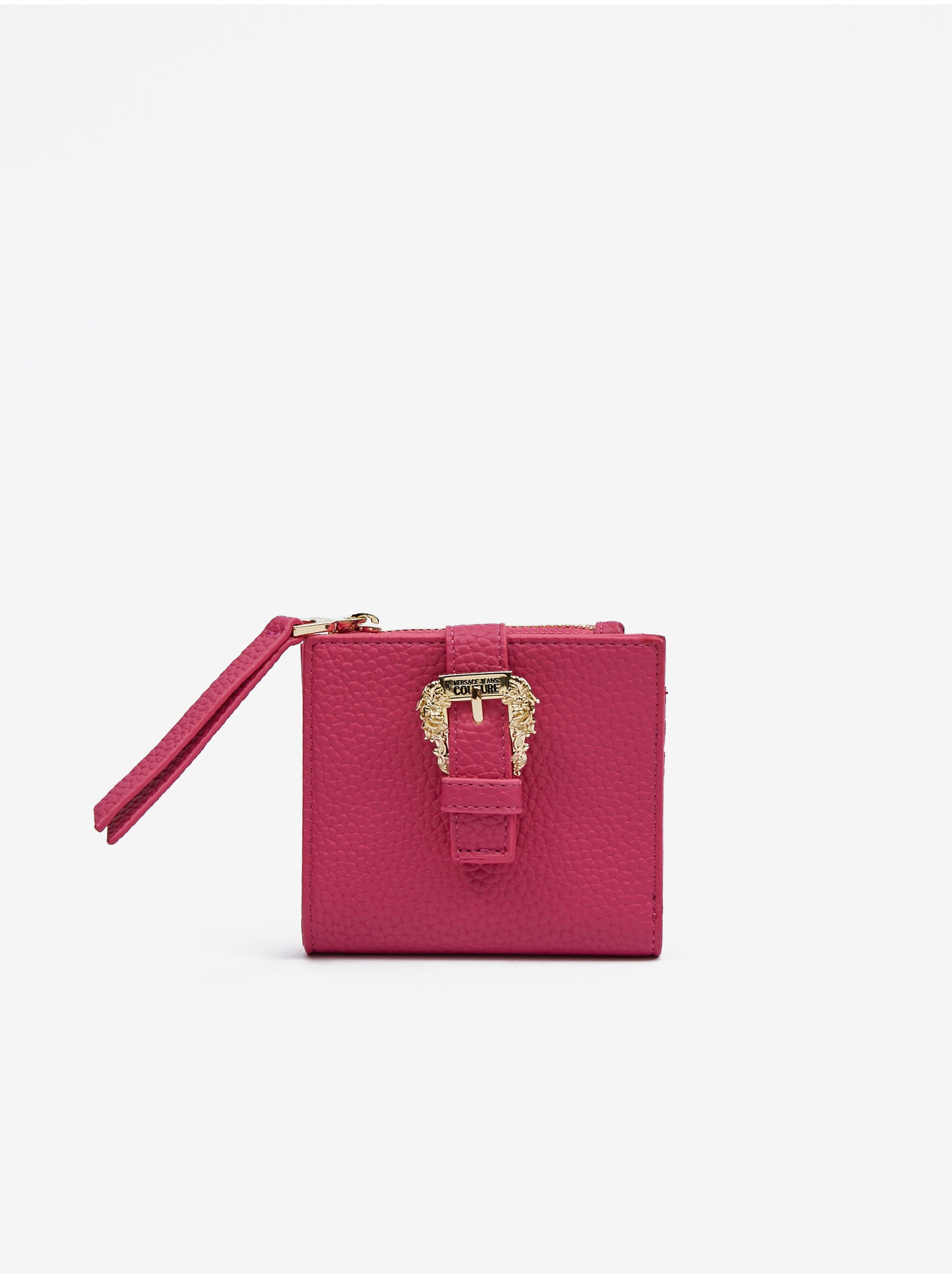 Lacno Tmavo ružová dámska peňaženka Versace Jeans Couture