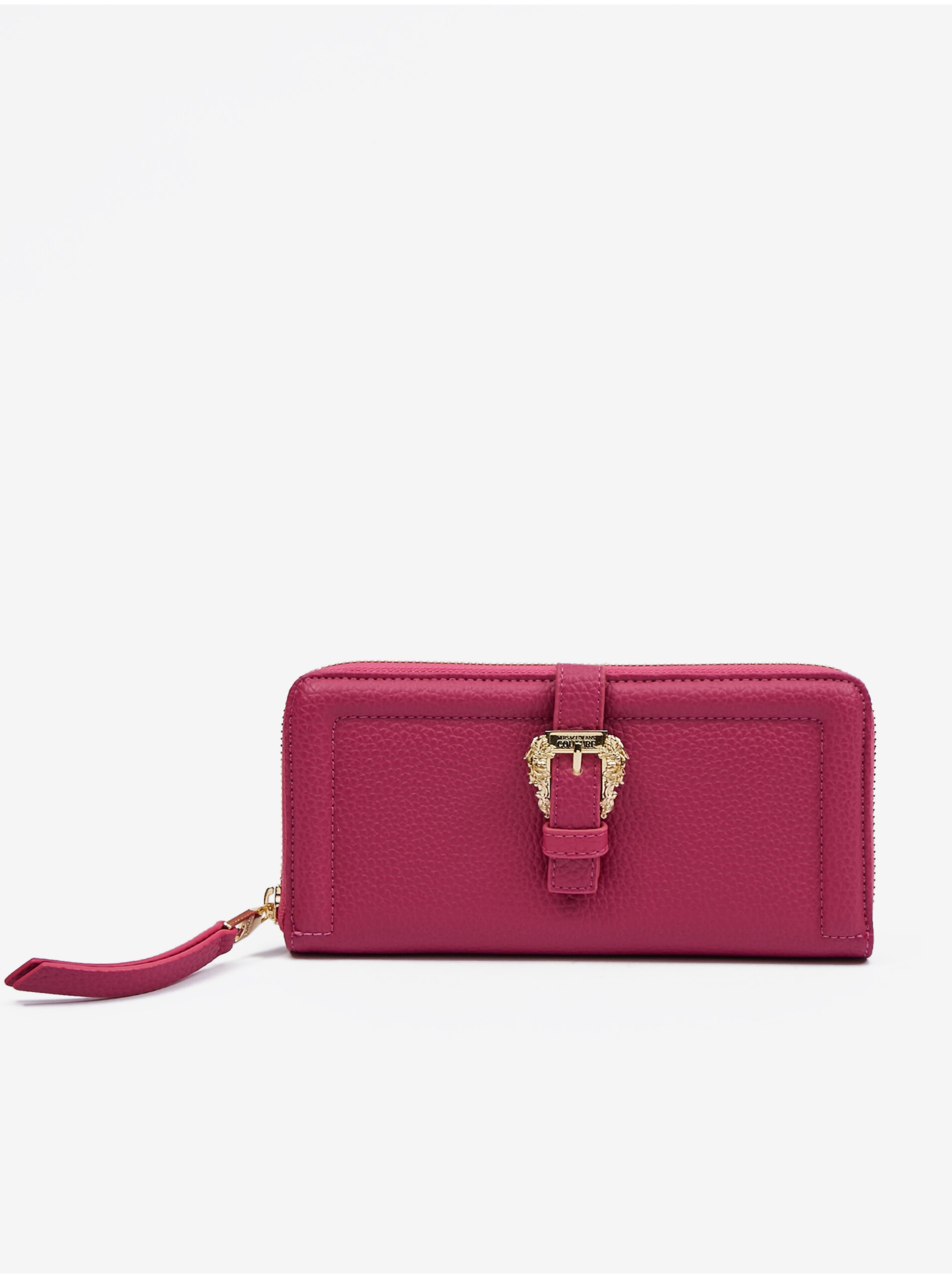 Levně Tmavě růžová dámská peněženka Versace Jeans Couture