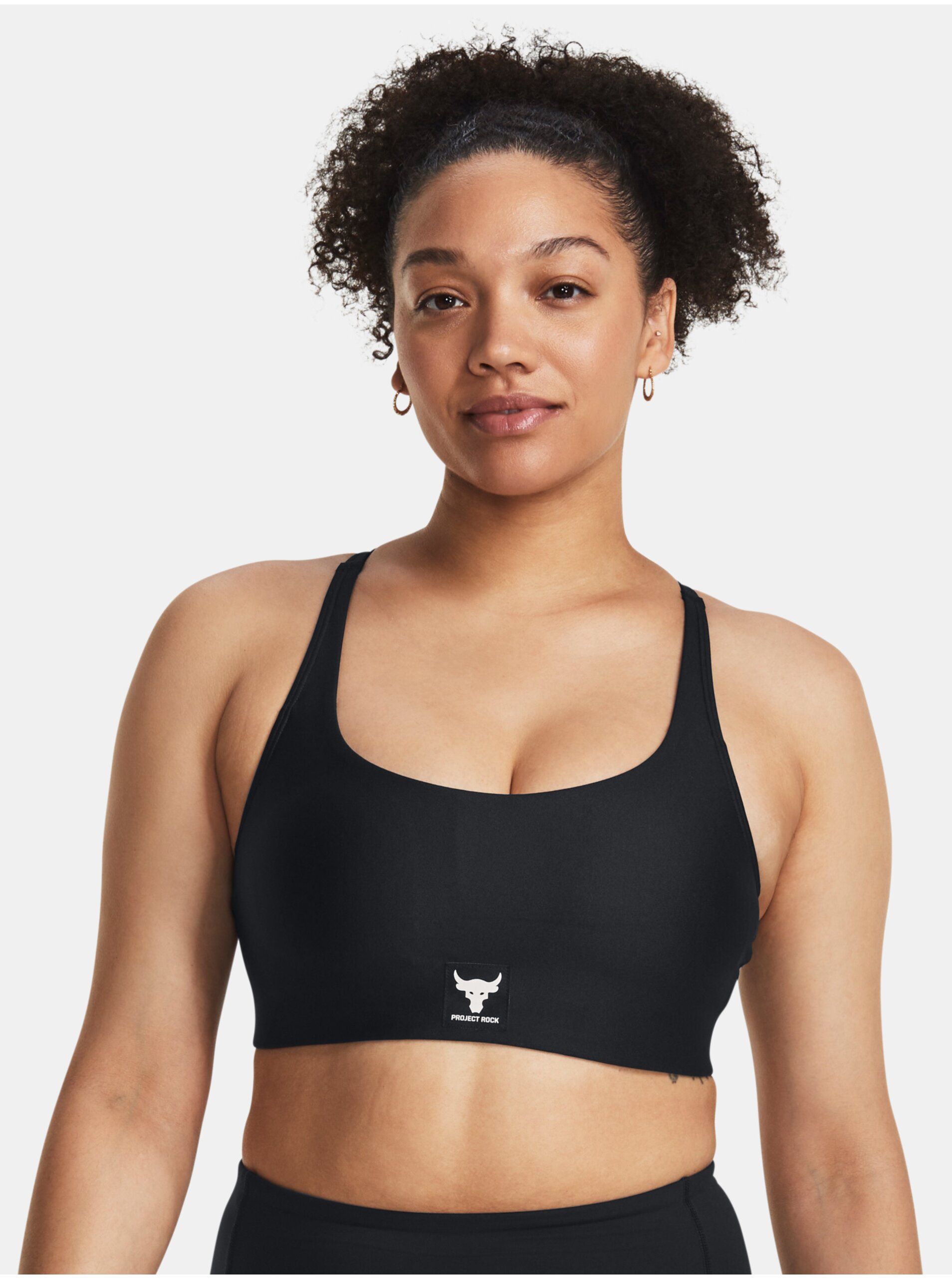 E-shop Černá dámská sportovní podprsenka Under Armour Rock