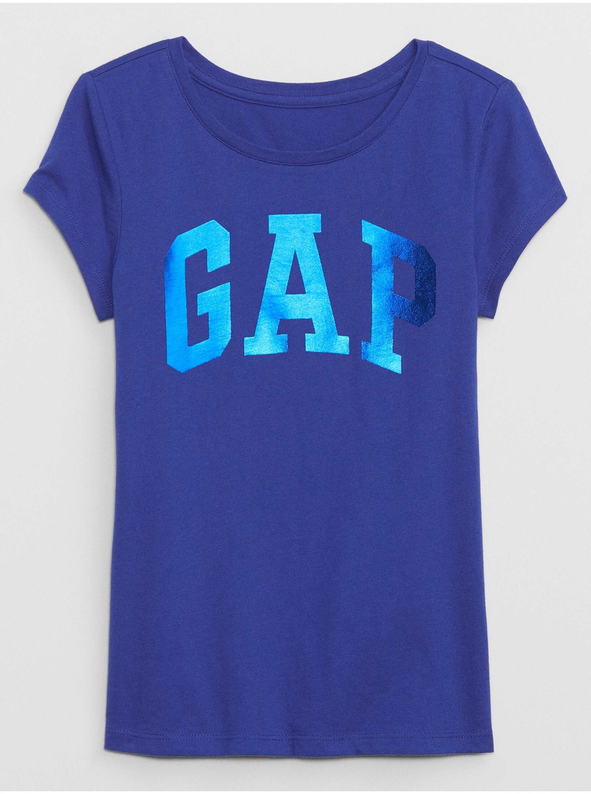 Levně Modré holčičí tričko Gap