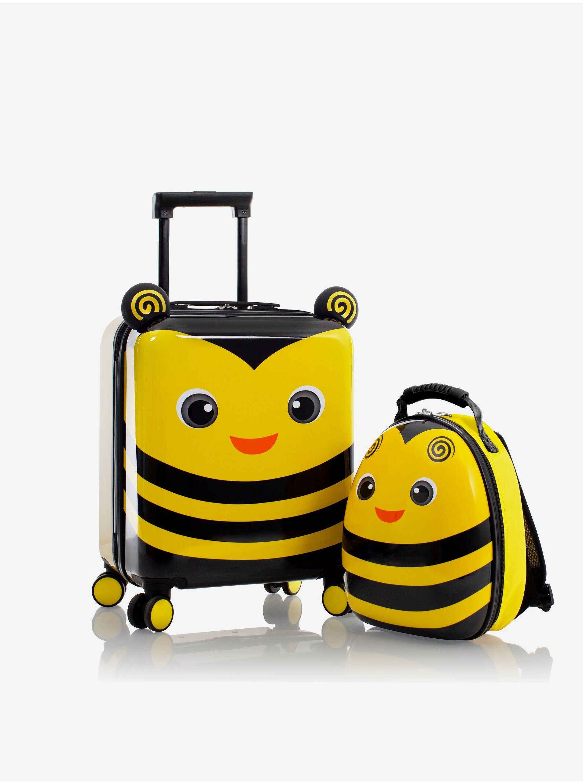 Levně Černo-žlutý dětský kufr a batoh Heys Super Tots Bumble Bee