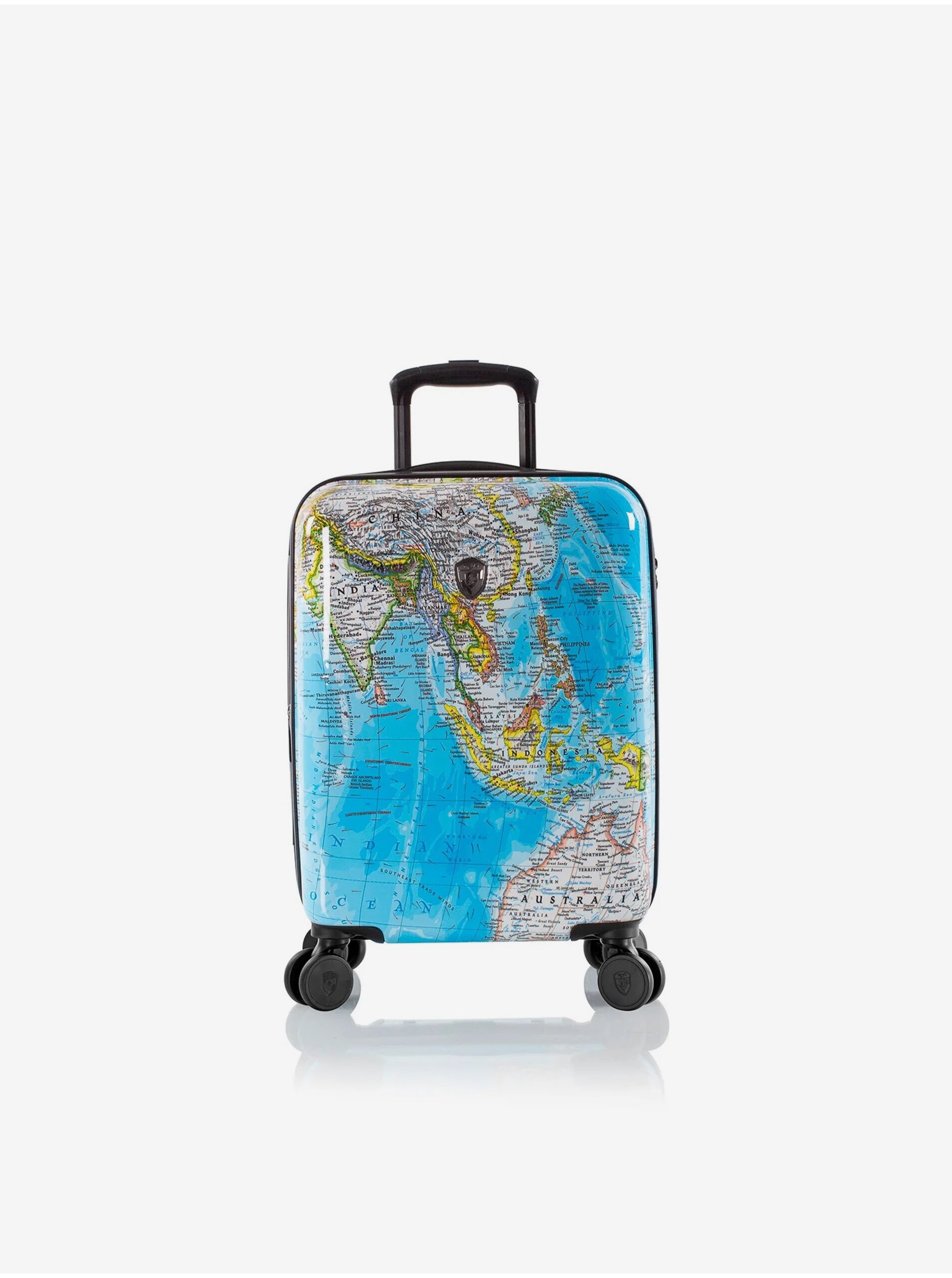 Levně Modrý vzorovaný cestovní kufr Heys Journey 3G S
