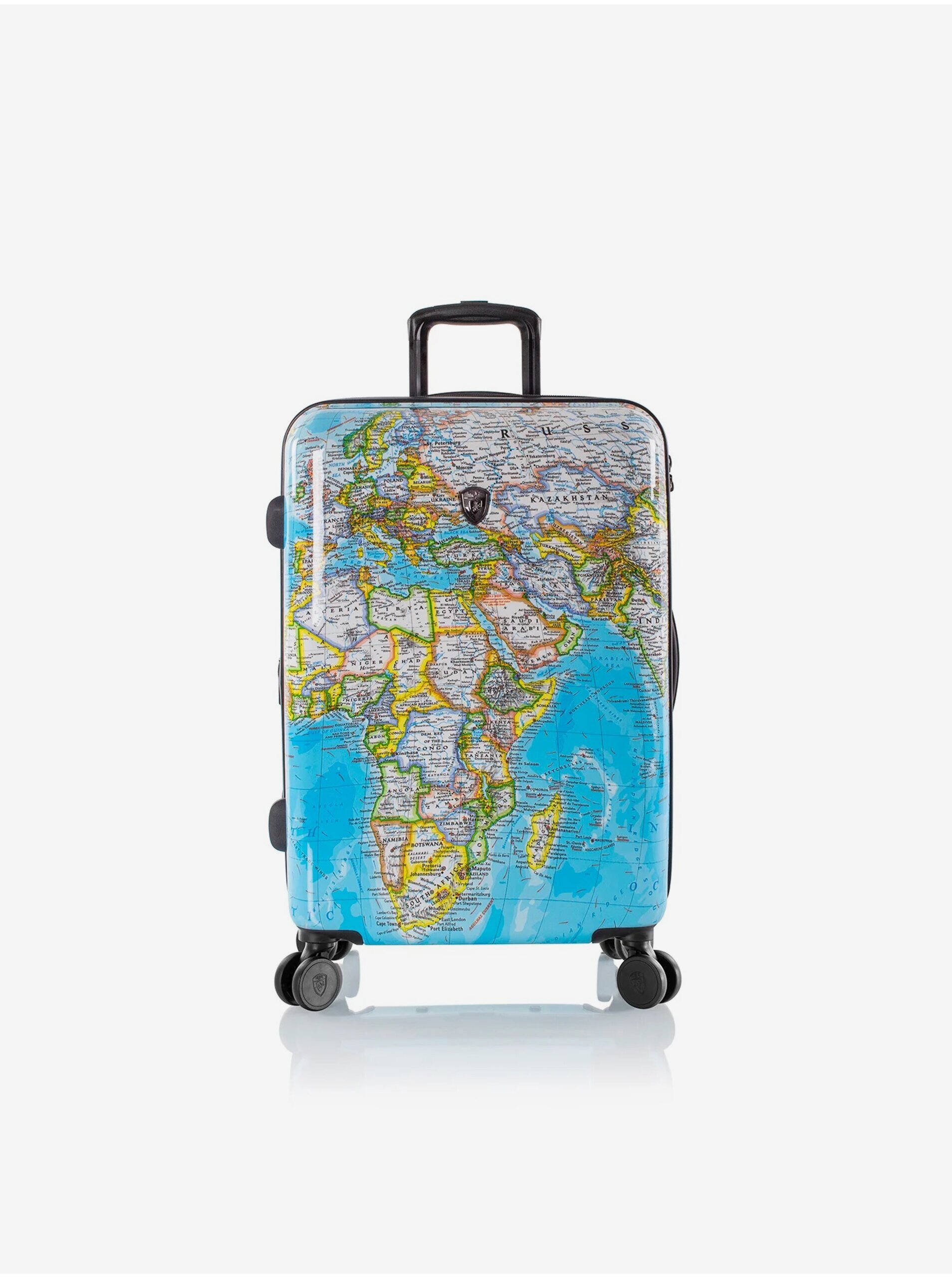 Levně Modrý vzorovaný cestovní kufr Heys Journey 3G M