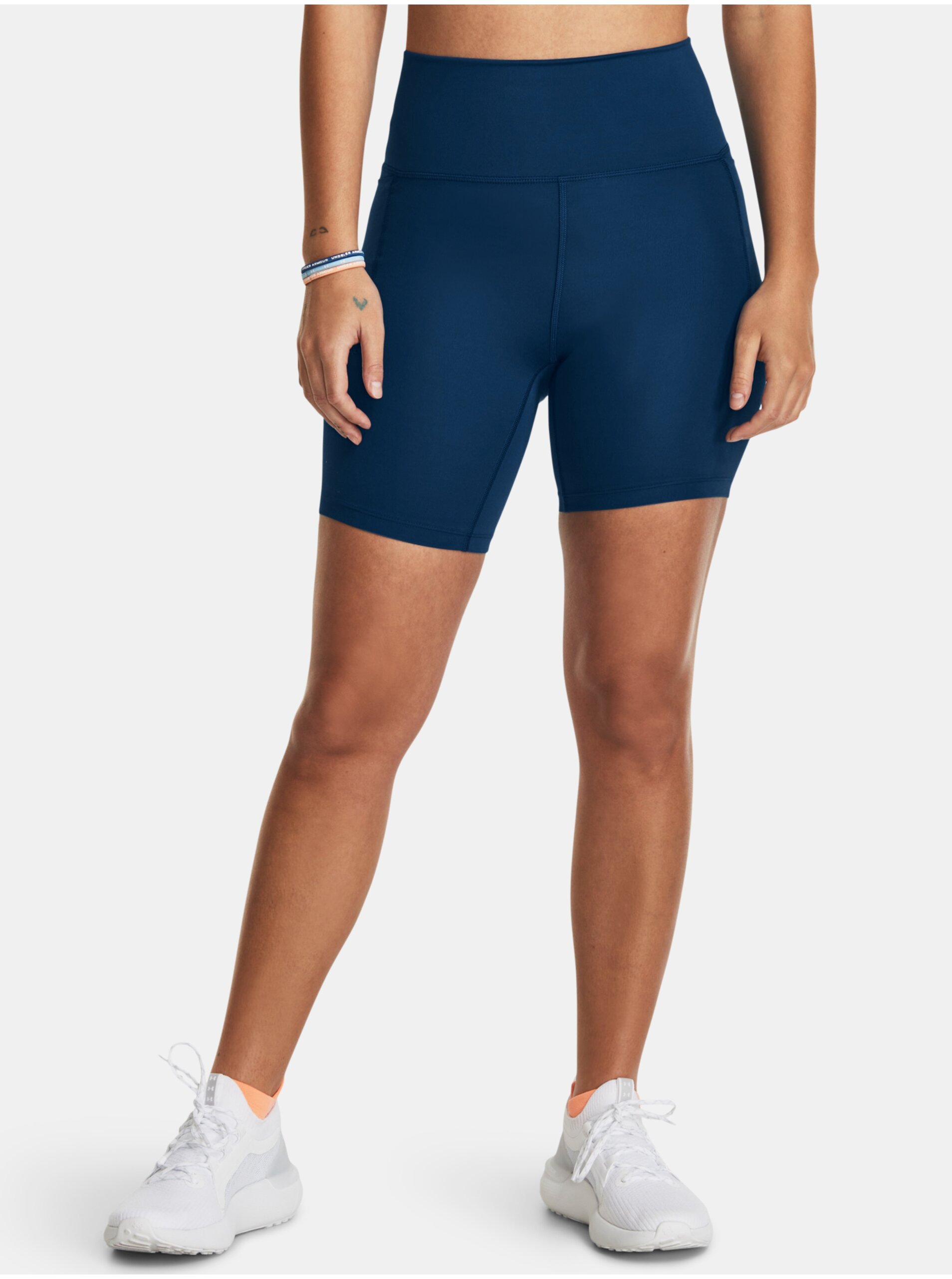 E-shop Modré dámské sportovní kraťasy Under Armour Meridian Bike Short 7in