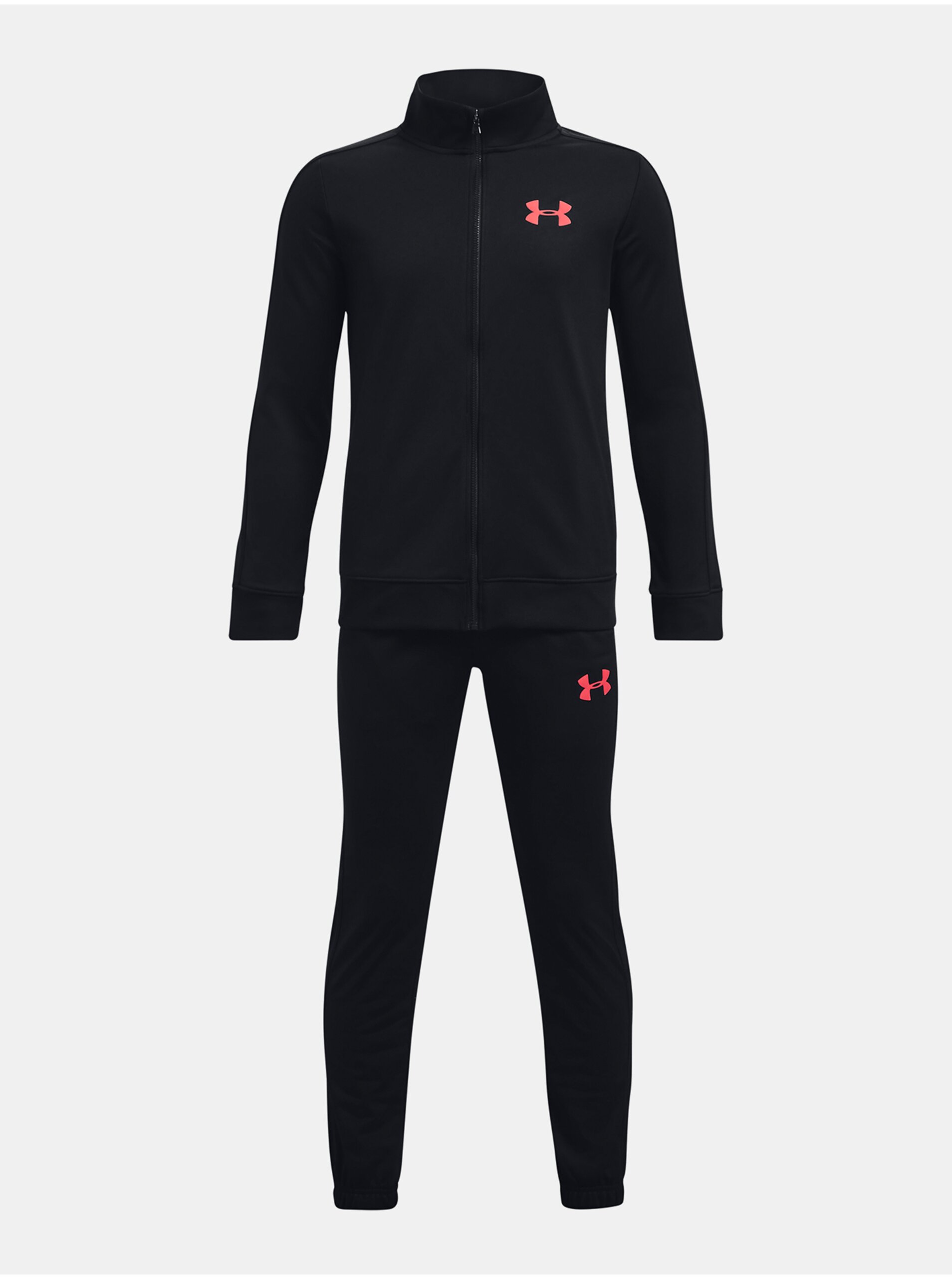 Levně Černá klučičí sportovní souprava Under Armour UA Knit Track Suit