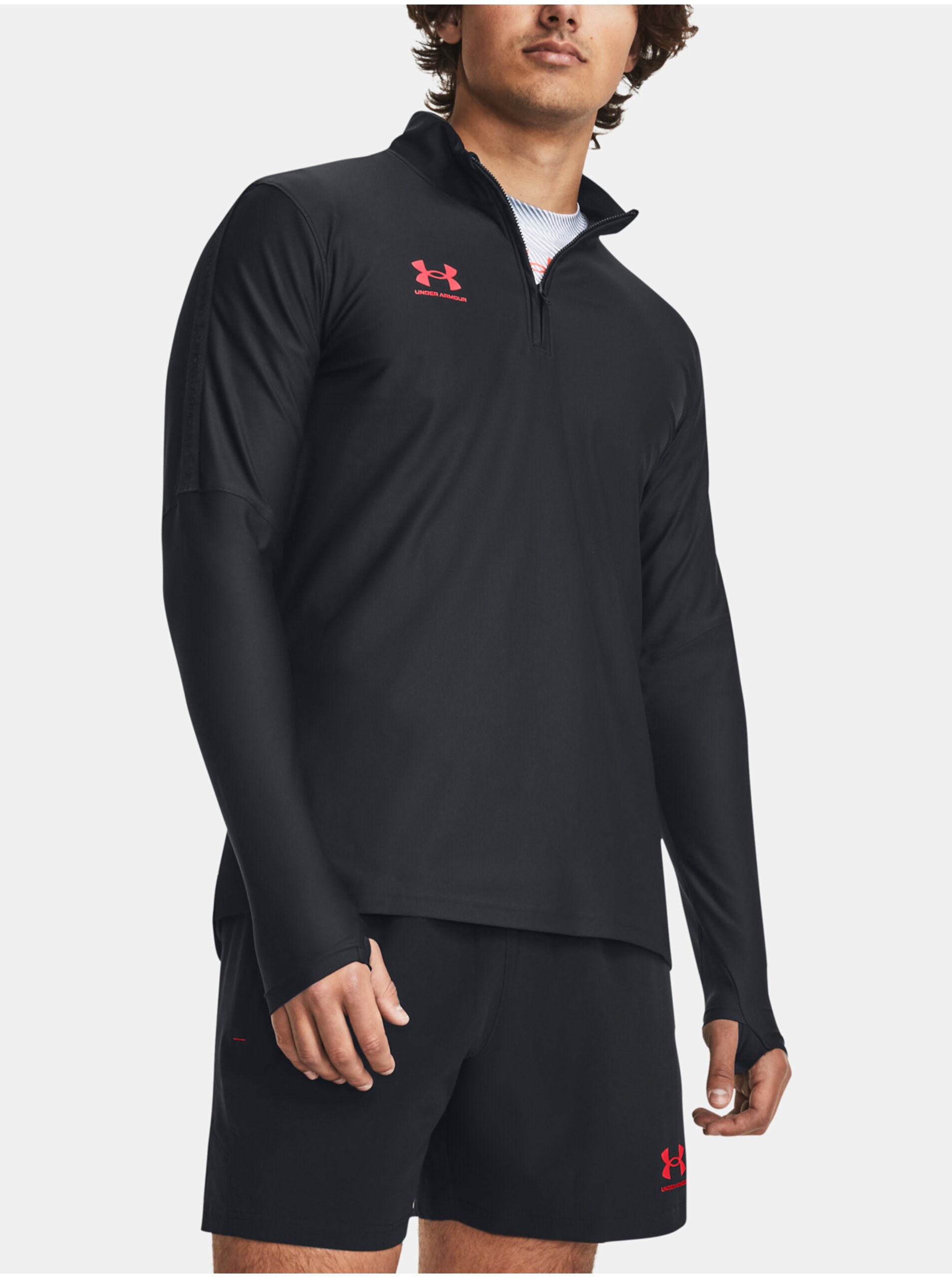 Lacno Čierna pánska športová mikina Under Armour