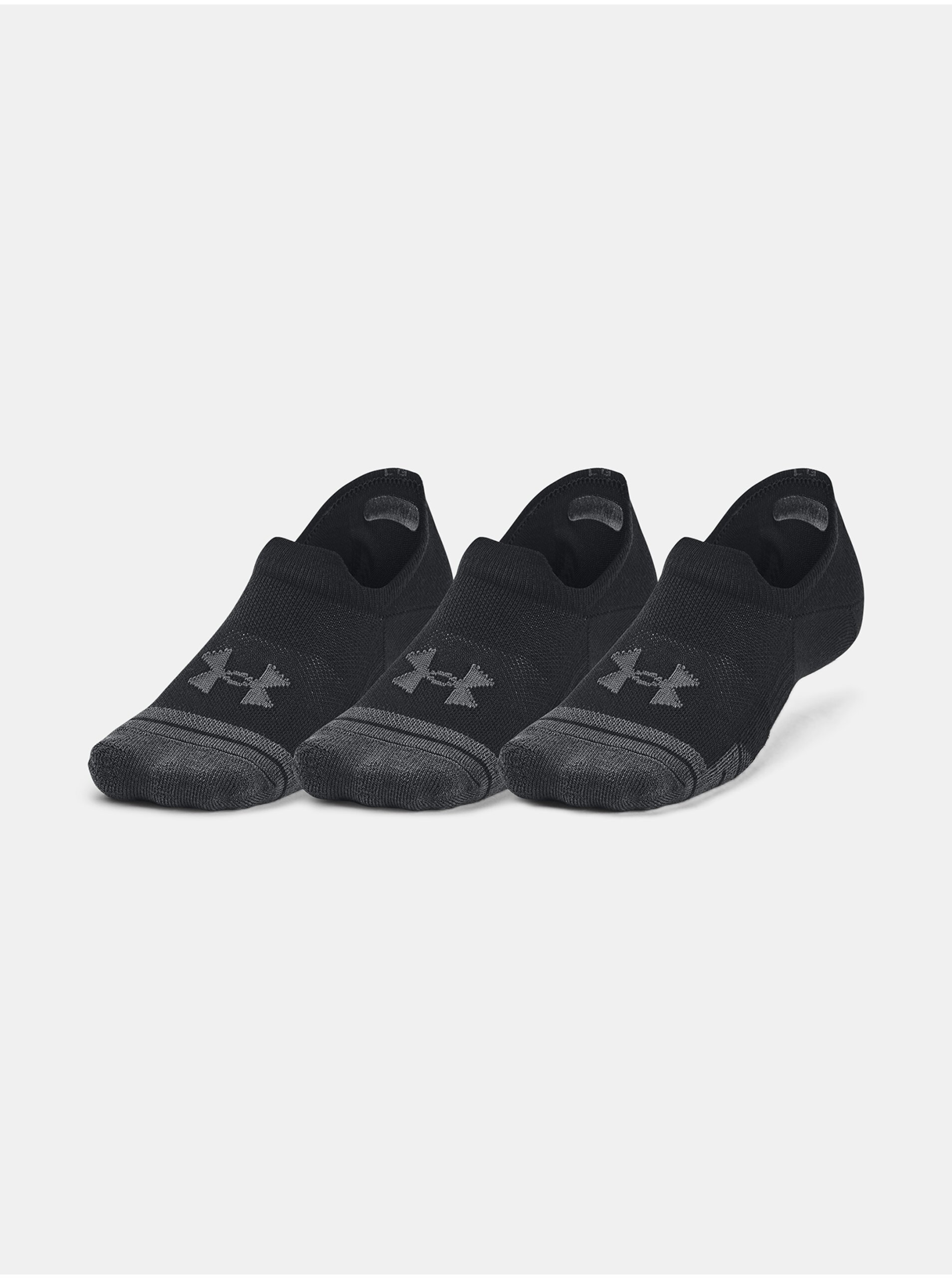 Levně Sada tří párů ponožek v černé barvě Under Armour Performance