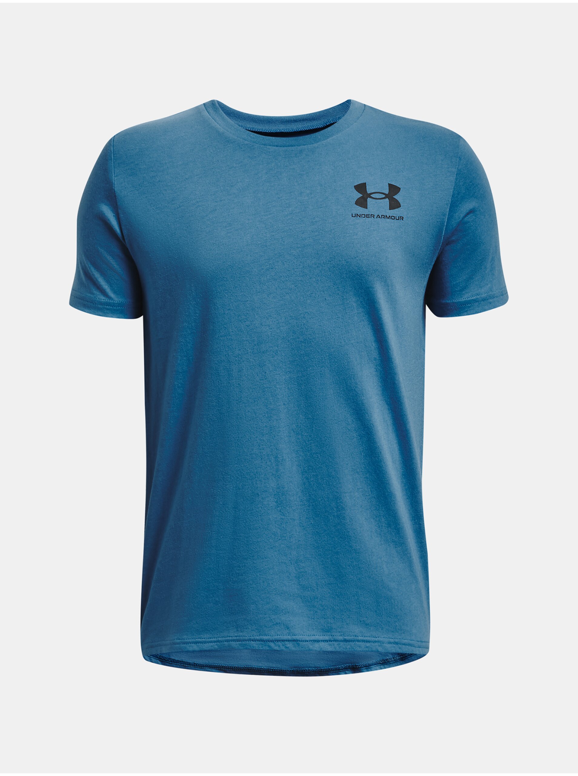 E-shop Modré tričko Under Armour UA B SPORTSTYLE LEFT CHEST SS