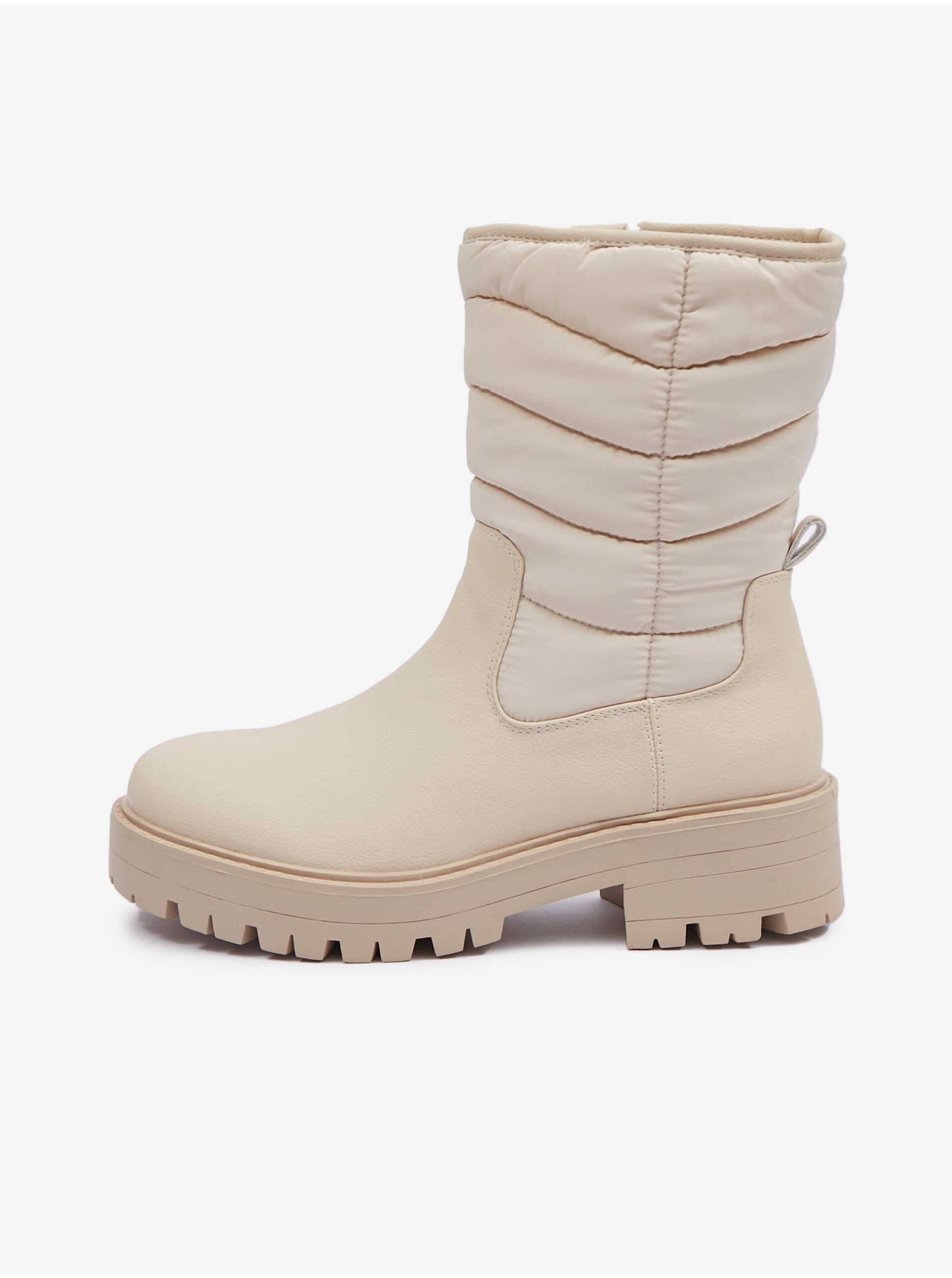 E-shop Béžové dámske zimné topánky ORSAY