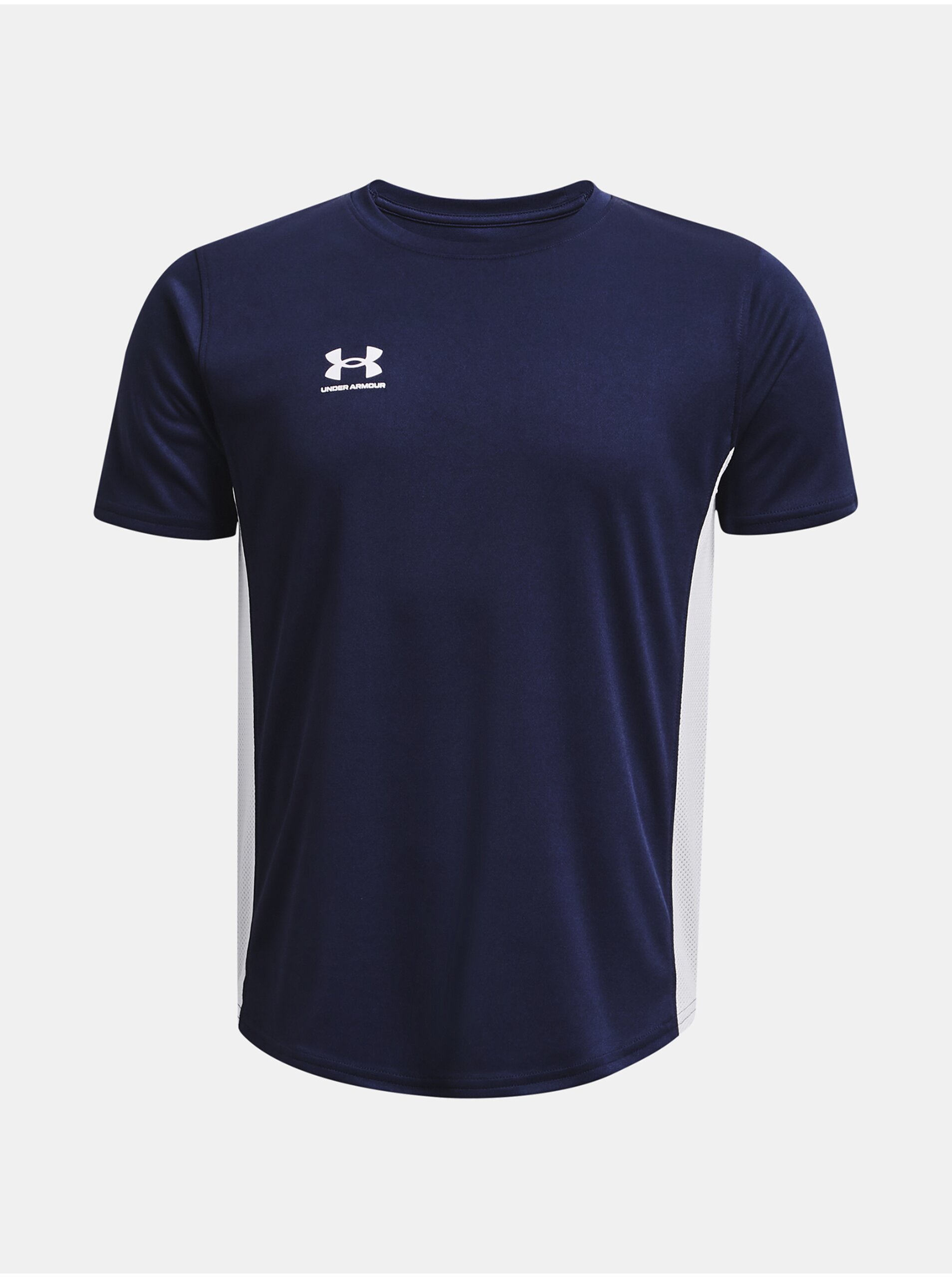 Levně Tmavě modré klučičí sportovní tričko Under Armour Challenger