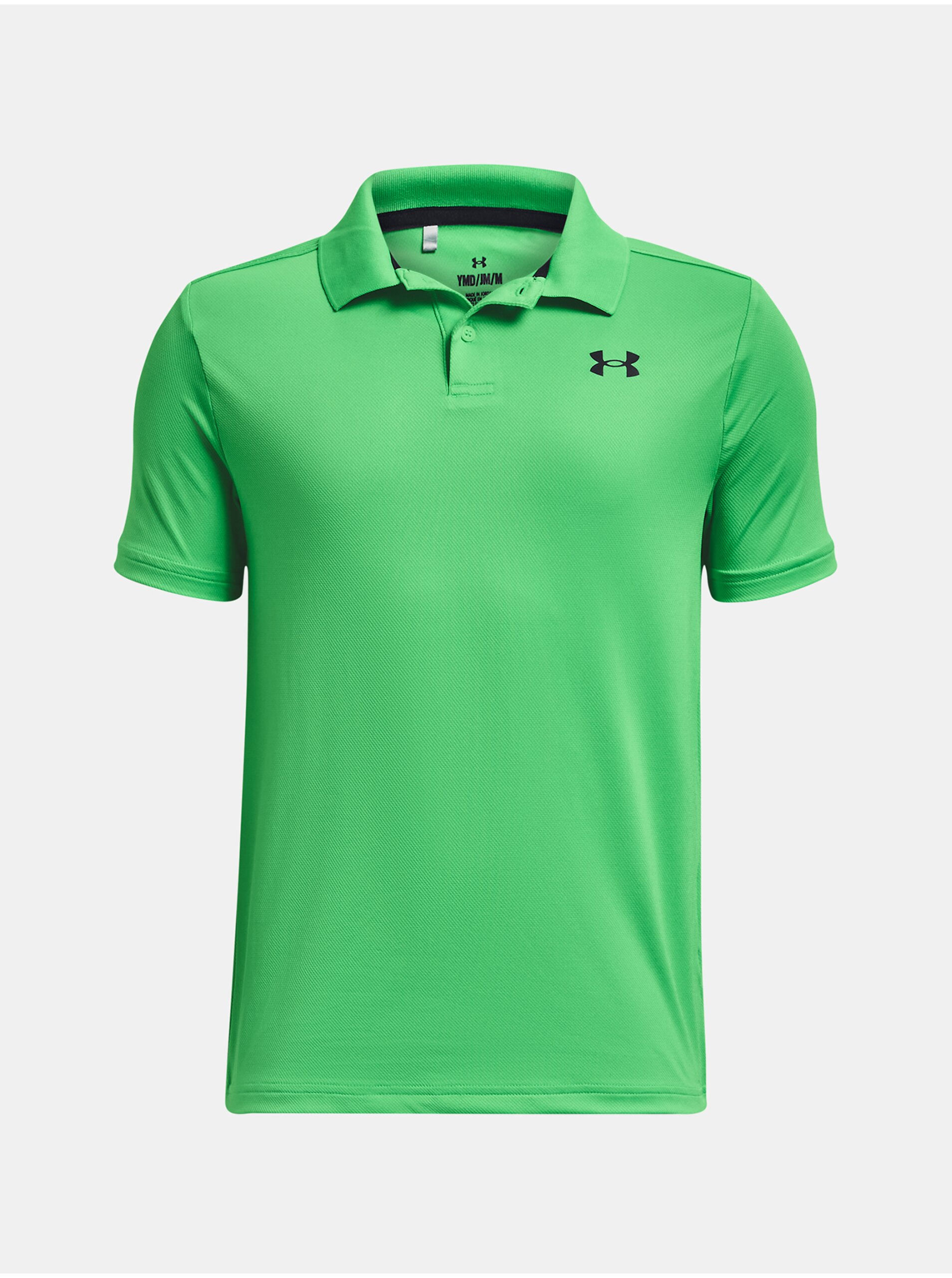 Levně Světle zelené sportovní polo tričko Under Armour UA Performance Polo