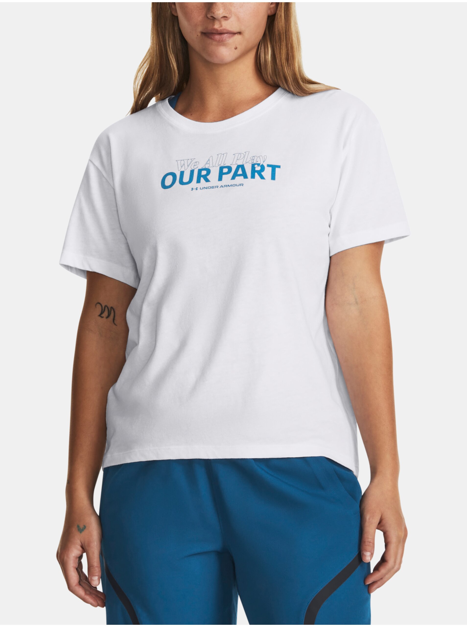 E-shop Biele dámske tričko Under Armour