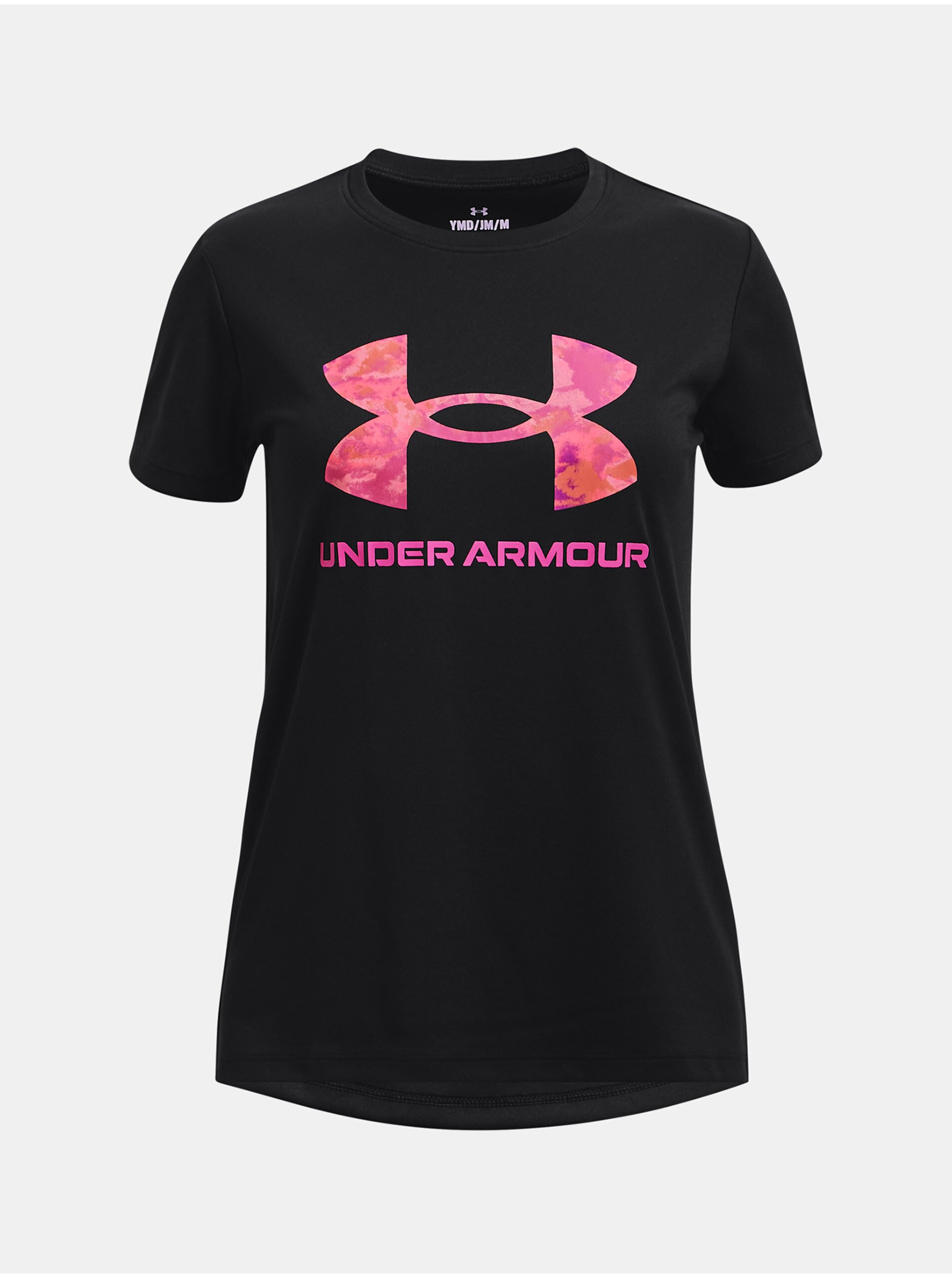 Levně Černé sportovní tričko Under Armour UA Tech Print BL SSC