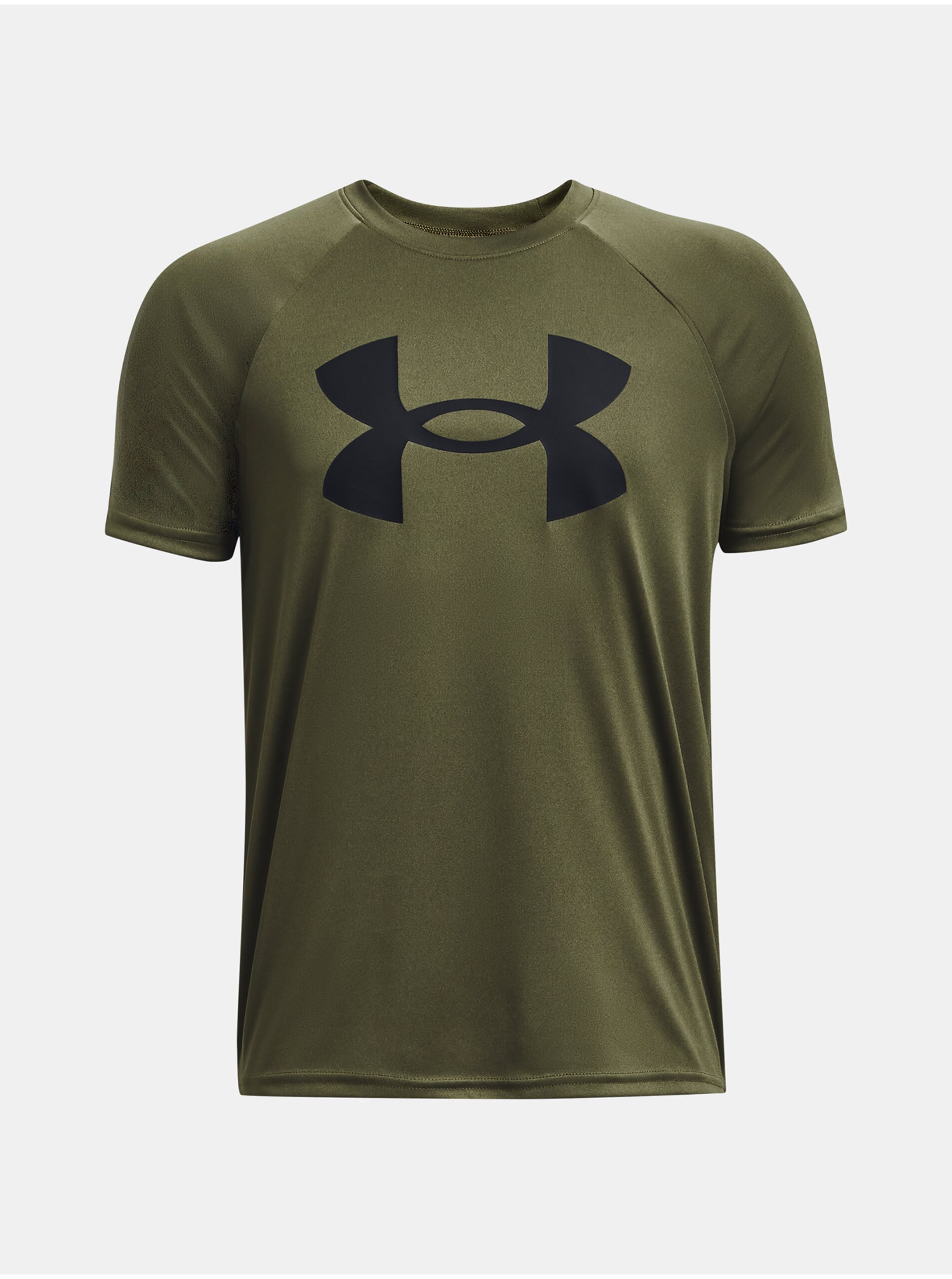 Levně Khaki sportovní tričko Under Armour UA Tech Big Logo SS