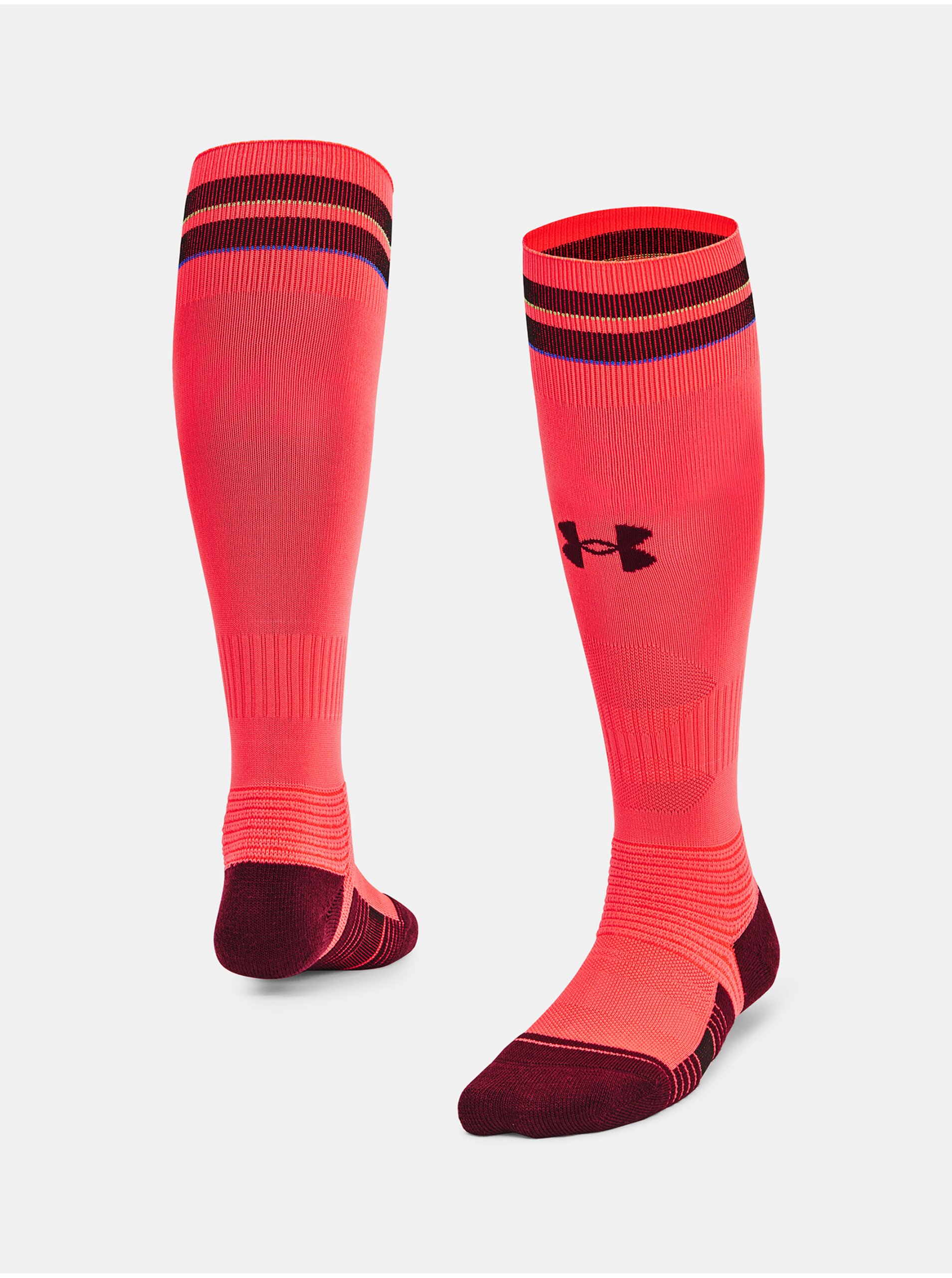 Lacno Červené chlapčenské športové ponožky Under Armour Magnetico