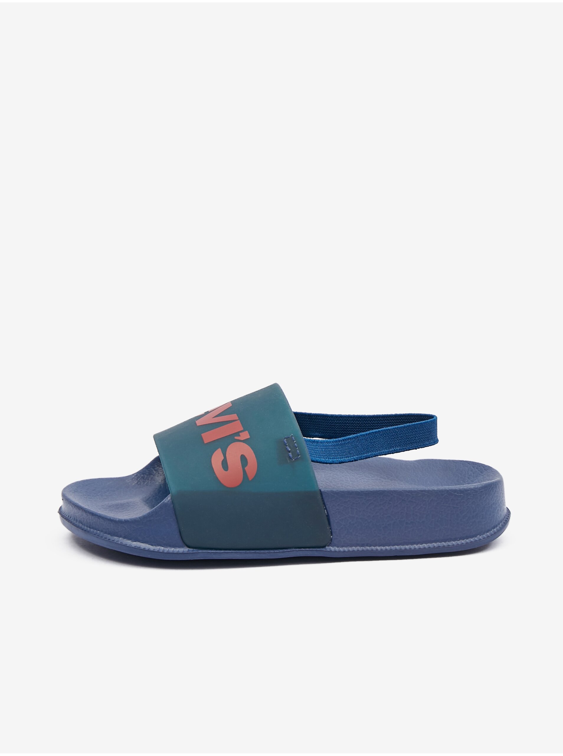 Levně Tmavě modré klučičí sandály Levi's® Pool Translucent Mini