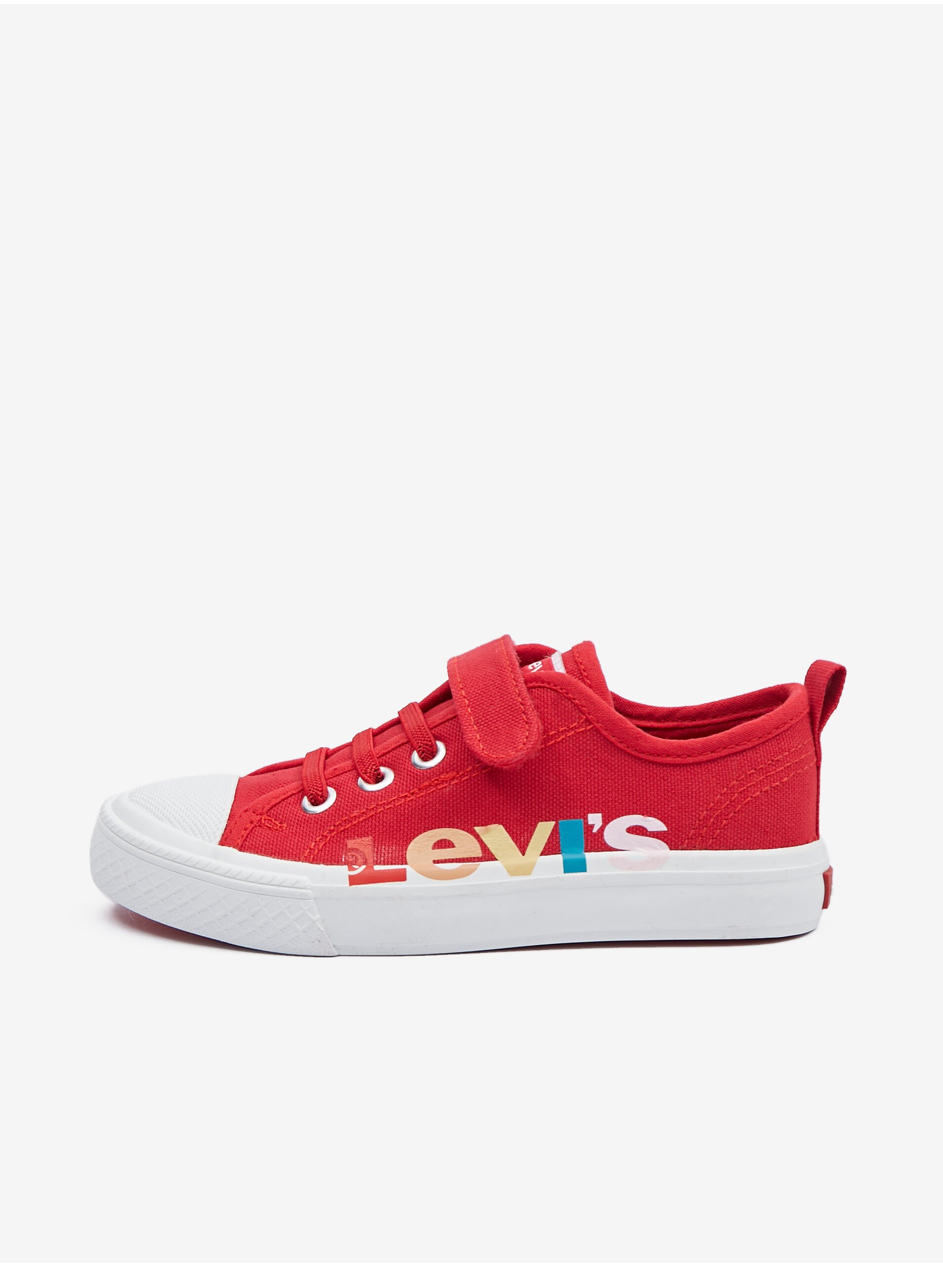E-shop Červené holčičí tenisky Levi's® Maui Rainbow Mini
