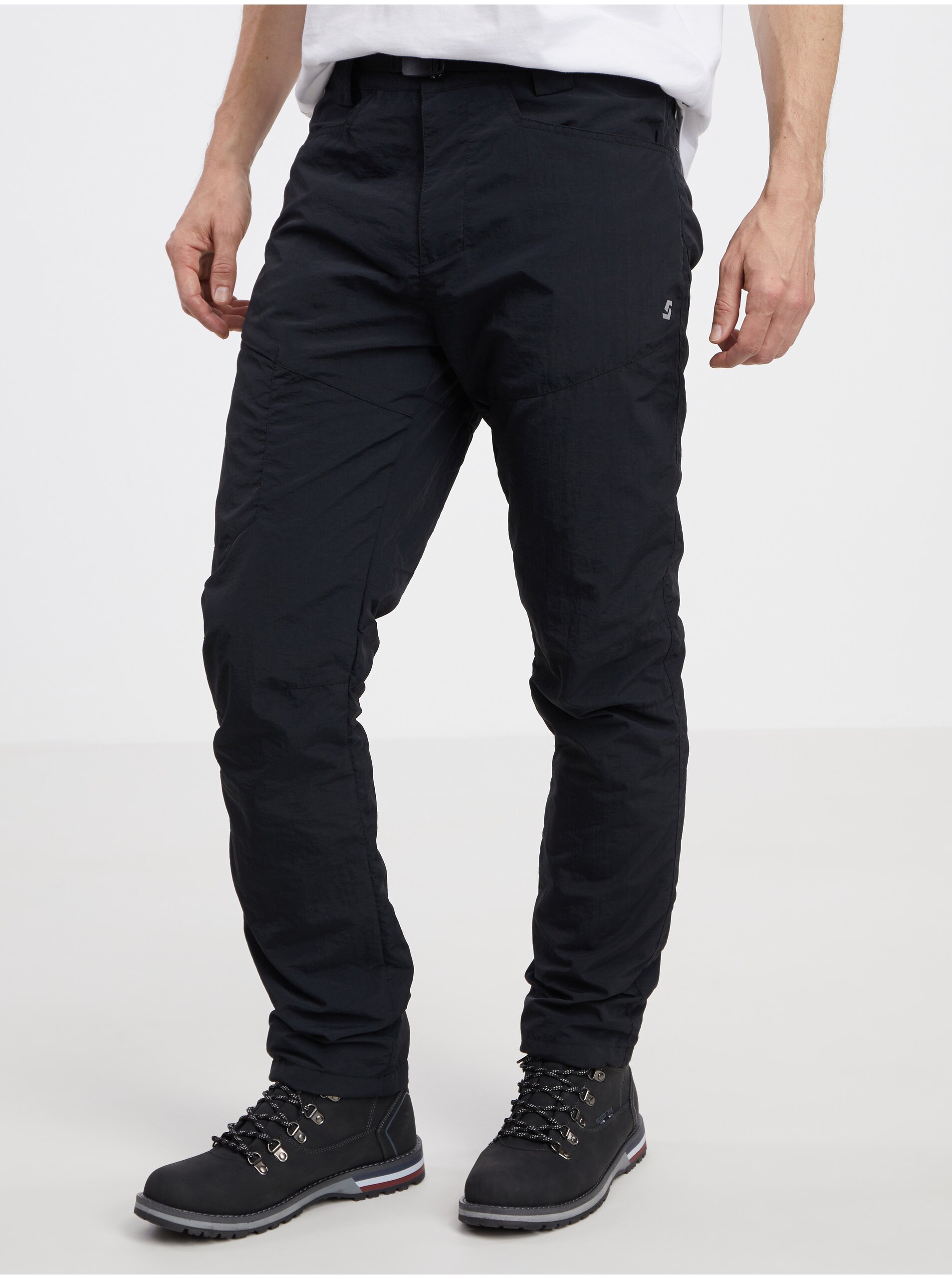 E-shop Černé pánské kalhoty SAM 73 Glum