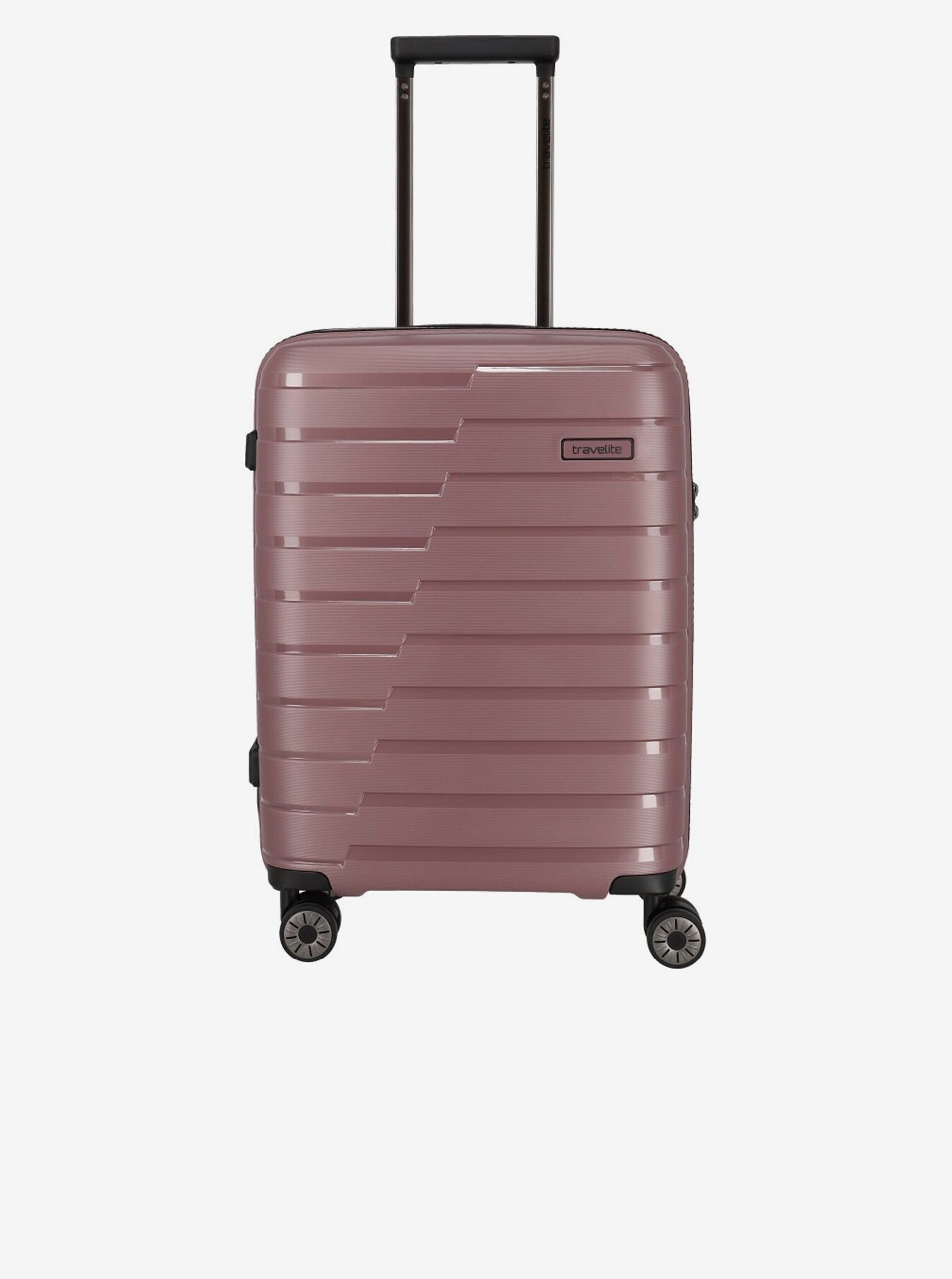 Levně Růžový cestovní kufr Travelite Air Base S